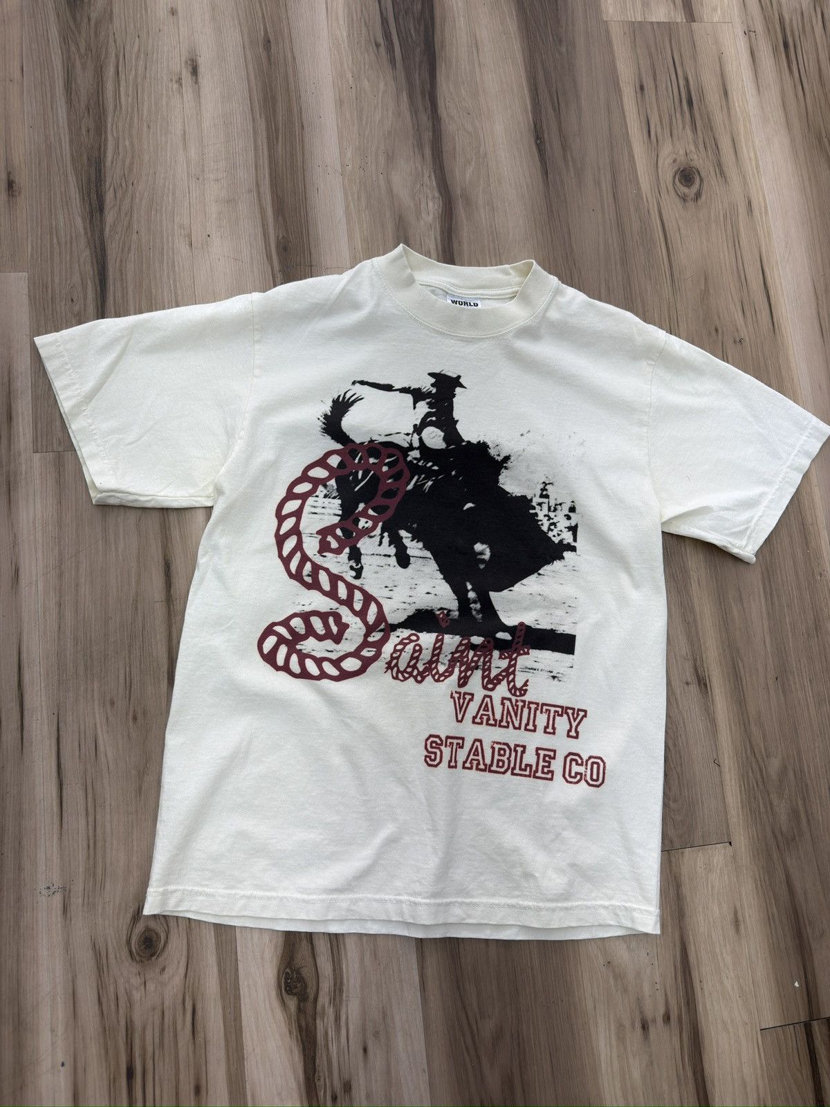Saint Vanity Saints Vanity Cream Rodeo Tee Size US M / EU 48-50 / 2 - 1 Preview