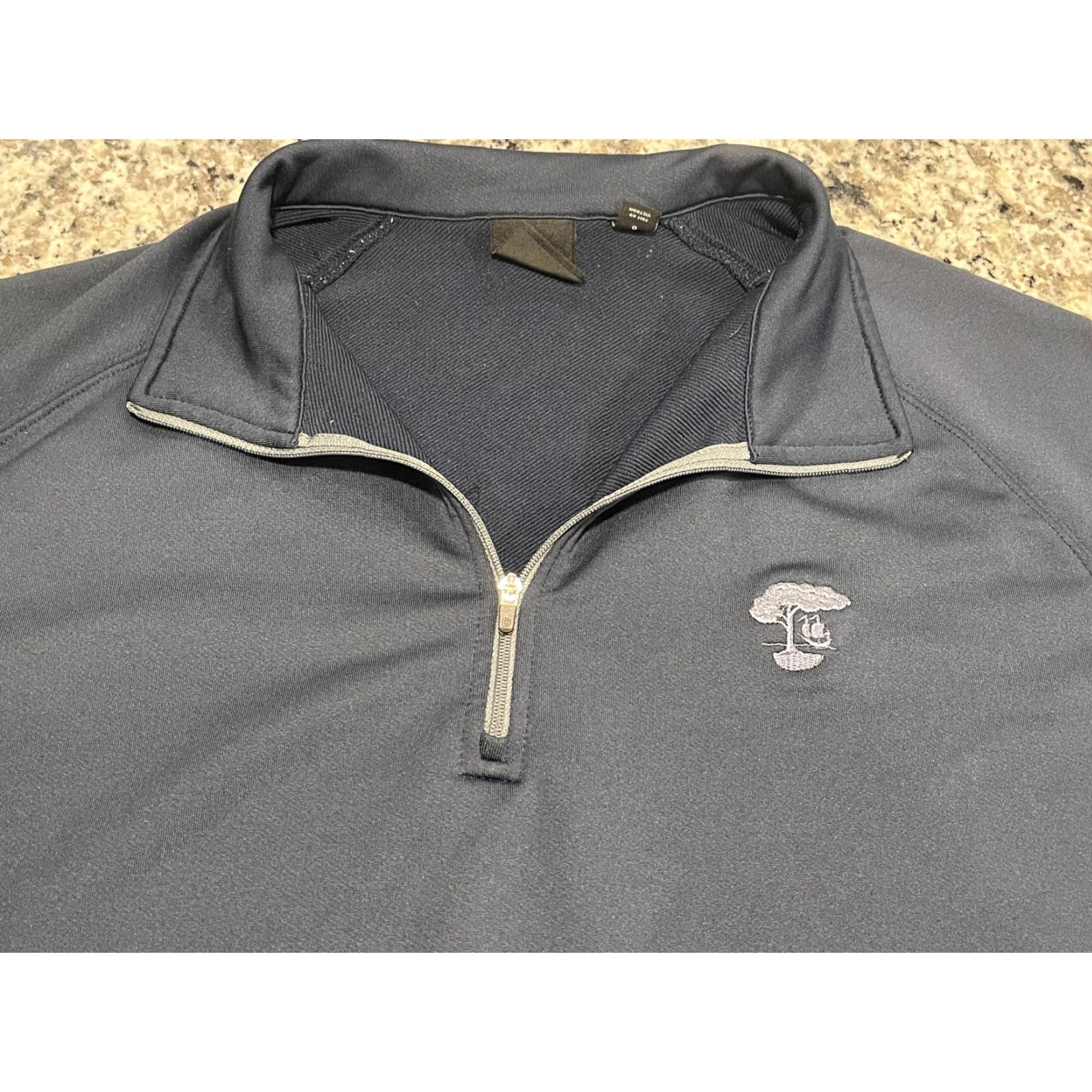 Vintage Dunning Golf 1/4 Zip Pullover Long Sleeve Mens L Blue Logo Golf Pullover Casual Activewear Shirts Mens Size US L / EU 52-54 / 3 - 3 Thumbnail