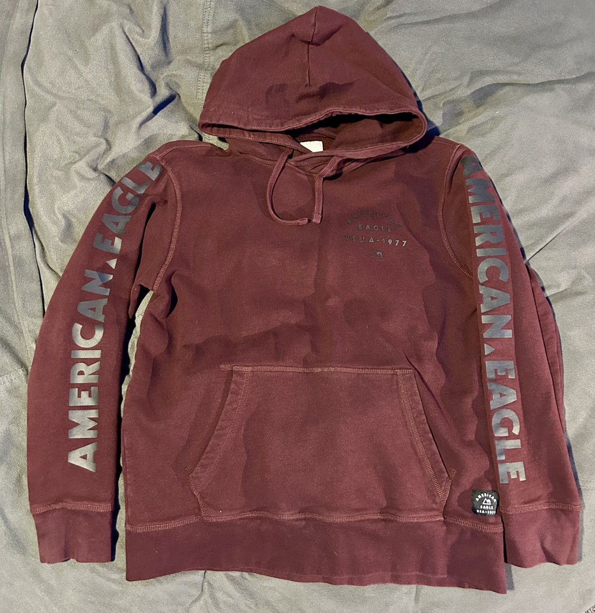 American Eagle Outfitters Maroon American Eagle Hoodie Size US M / EU 48-50 / 2 - 1 Thumbnail
