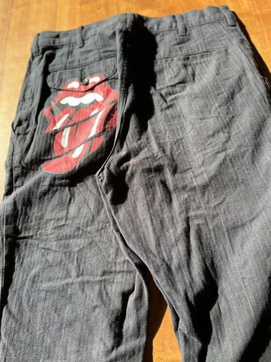 Comme des Garcons × Comme des Garcons Homme Plus The Rolling Stones Pinstripe Pants Size US 31 - 8 Thumbnail