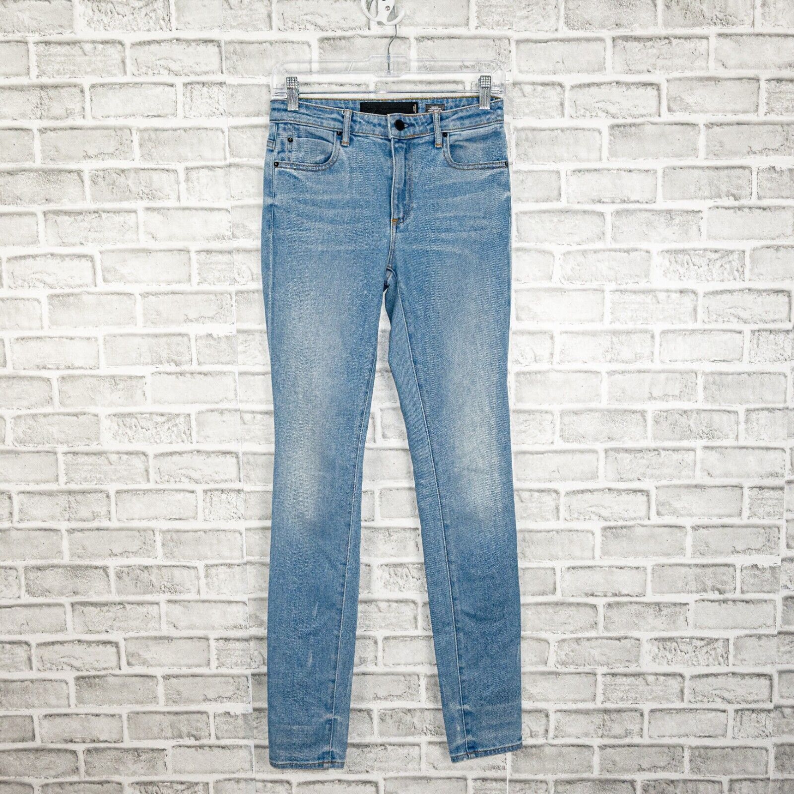 Alexander Wang DENIM x Alexander Wang skinny Jeans Light indigo Fade 25 Size 25" / US 0 / IT 36 - 5 Thumbnail