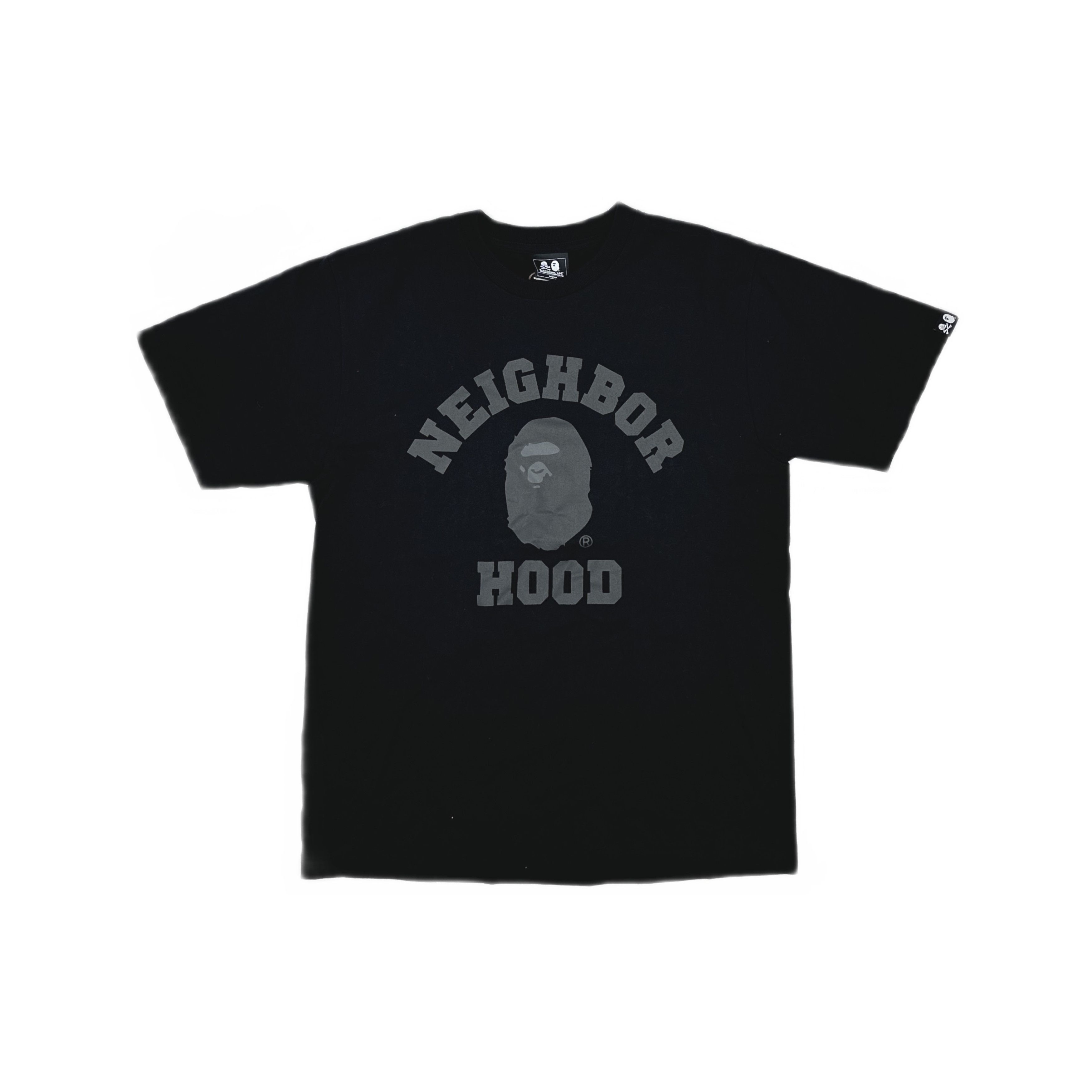 Bape A BATHING APE x NEIGHBORHOOD Logo T-Shirt Size M Size US M / EU 48-50 / 2 - 1 Thumbnail