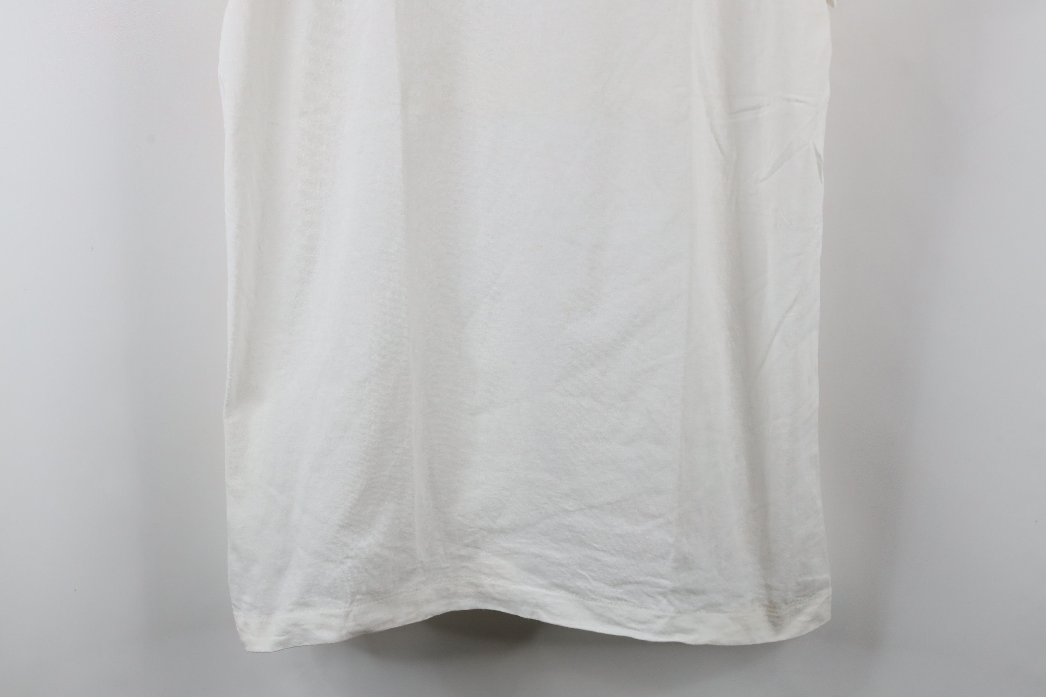 Vintage Vintage 90s Streetwear Cotton Short Sleeve T-Shirt White USA Size US XL / EU 56 / 4 - 3 Thumbnail