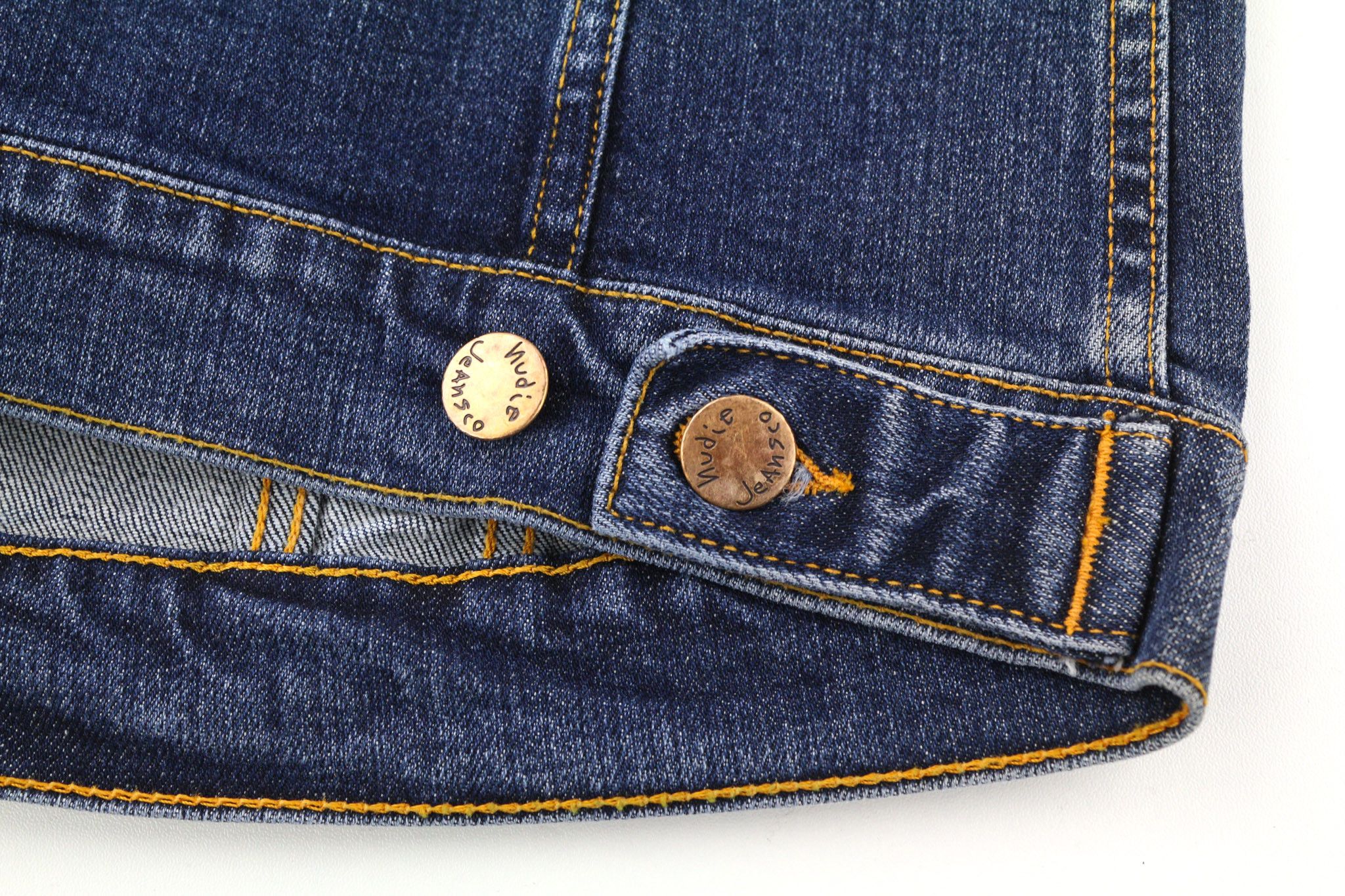 Nudie Jeans PERRY EXCELLENT BLUE S Denim Stretch Blue Jacket 80806 Size US S / EU 44-46 / 1 - 6 Thumbnail