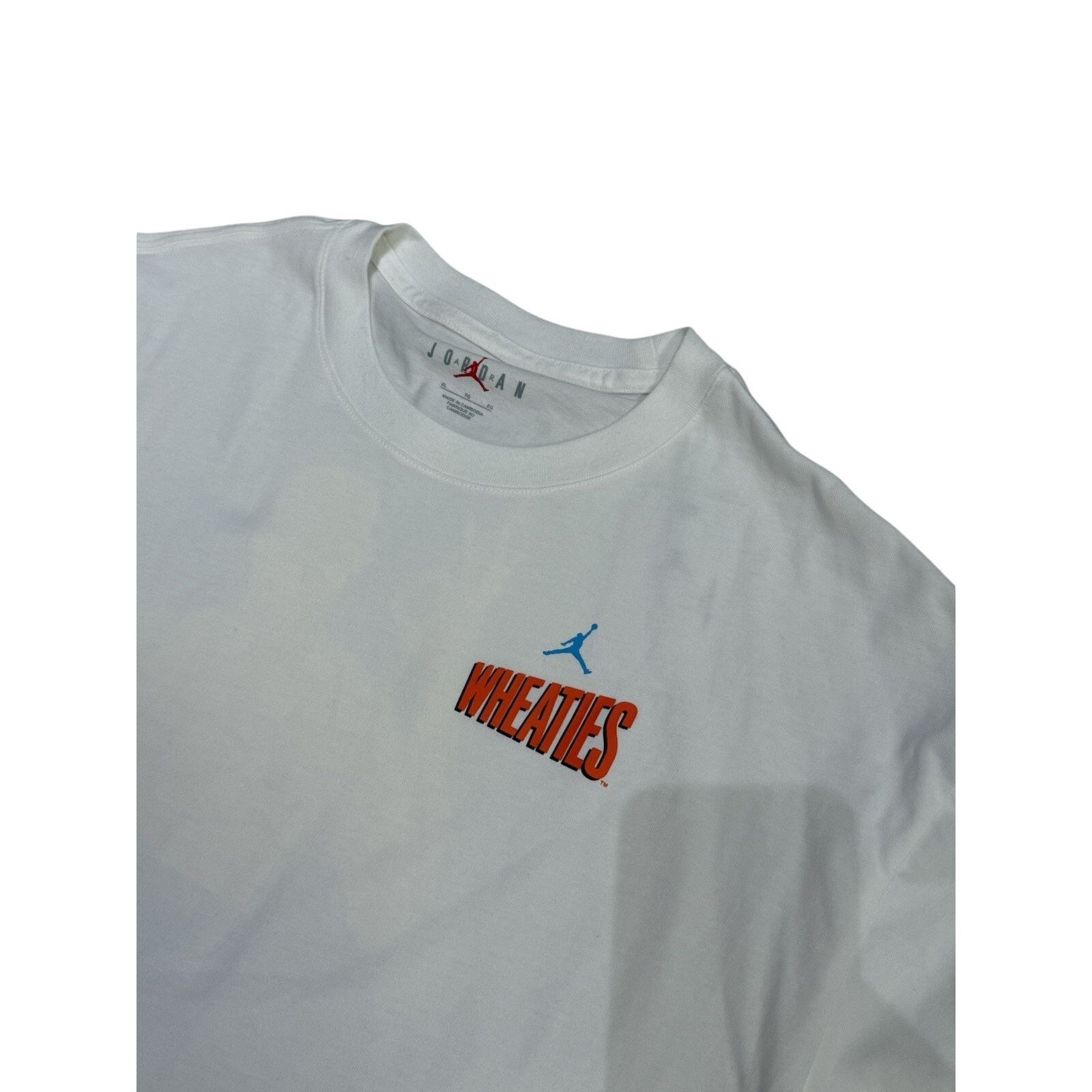 Jordan Brand Michael Jordan Wheaties T-Shirt Men’s Size XL White #23 Size US L / EU 52-54 / 3 - 2 Thumbnail