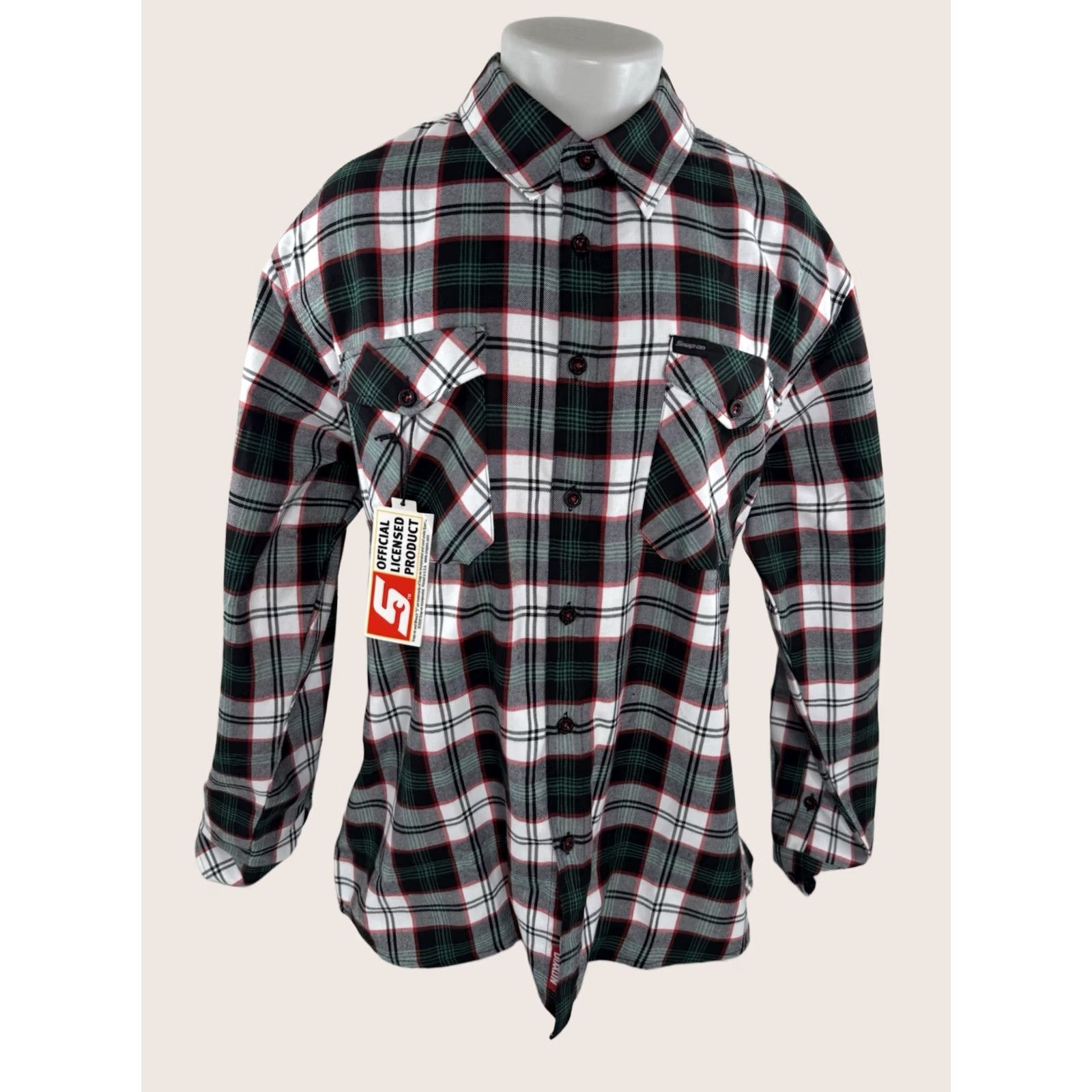 Vintage DIXXON FLANNEL - SNAP ON TOOLS - NEW w TAG - Limited Edition Plaid 2XL Shirt Size US XXL / EU 58 / 5 - 1 Thumbnail