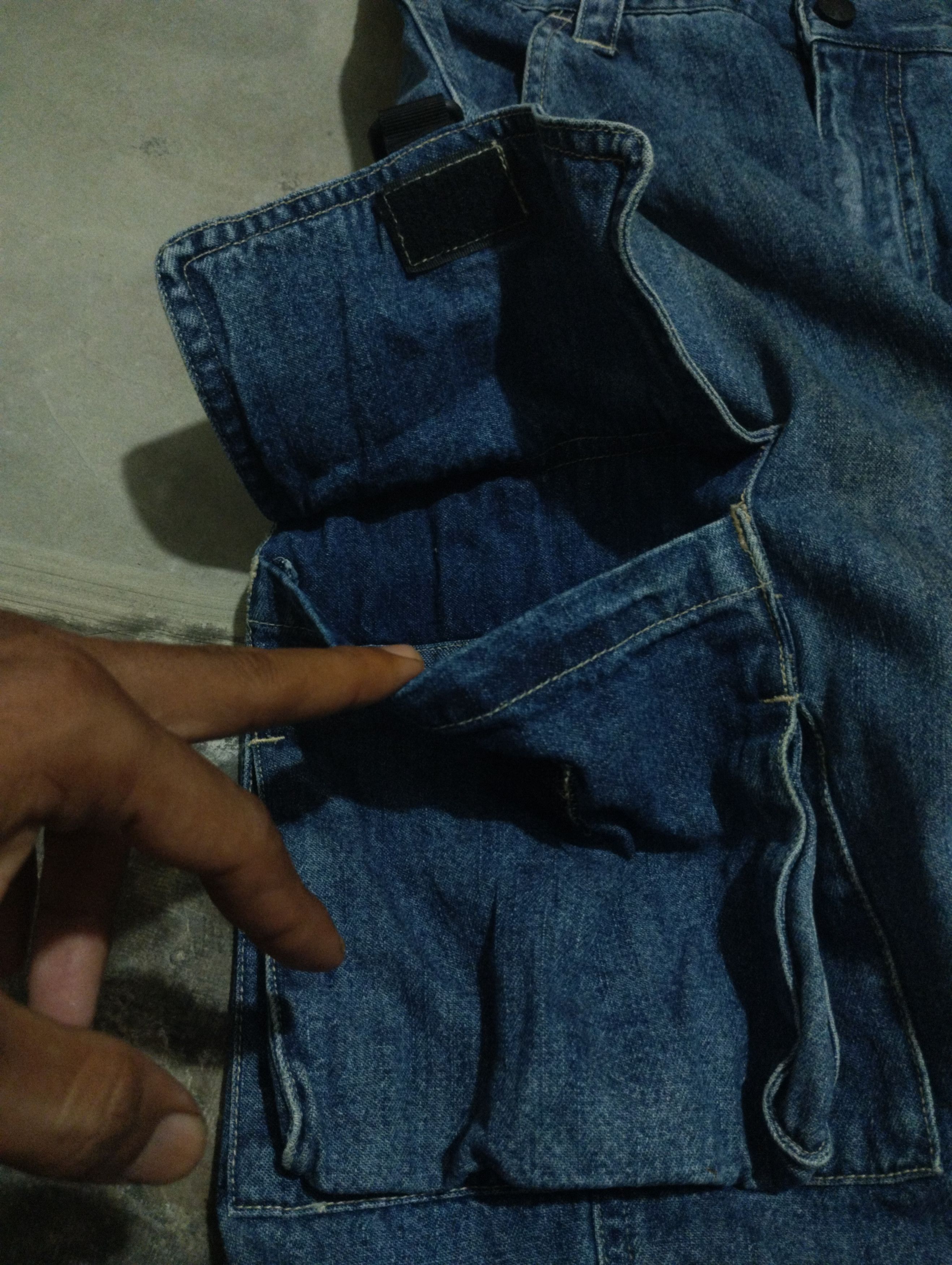 JNCO Lee Pipes Y2k Cargo Multipocket Jeans Size US 30 / EU 46 - 3 Thumbnail