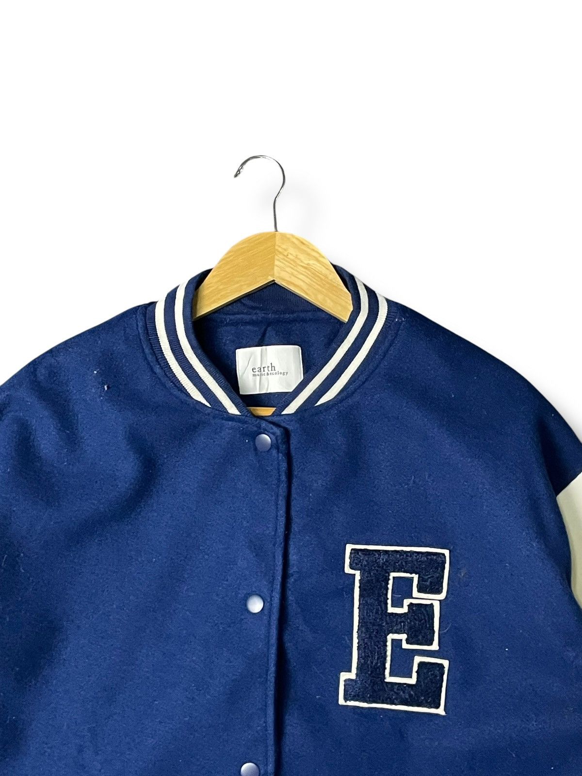 Japanese Brand Earth Music&Ecology Varsity Jacket (58) Size US XL / EU 56 / 4 - 4 Thumbnail