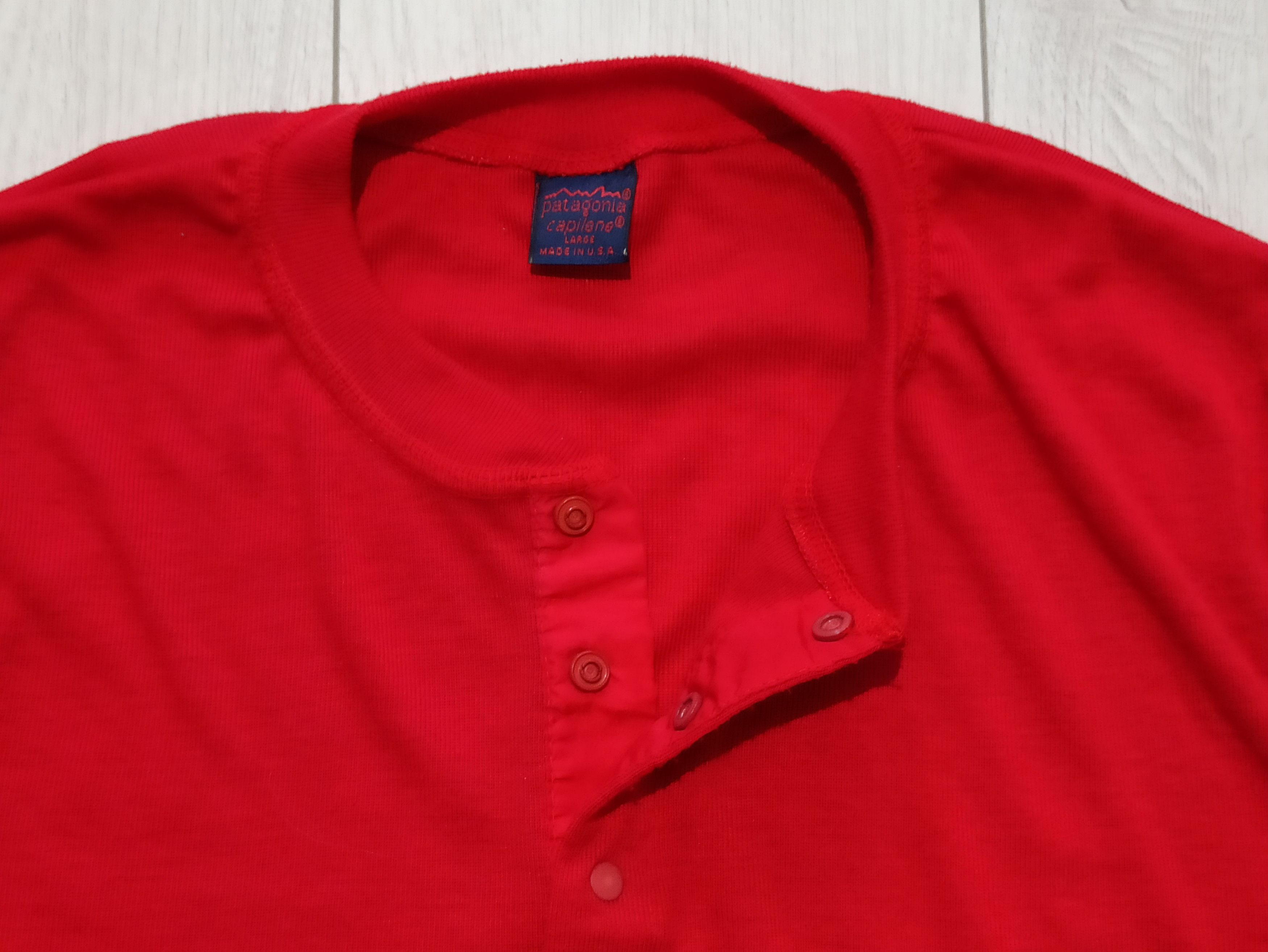 Patagonia × Vintage Patagonia Capilene Long Sleeve Polo Shirt Size US L / EU 52-54 / 3 - 2 Thumbnail