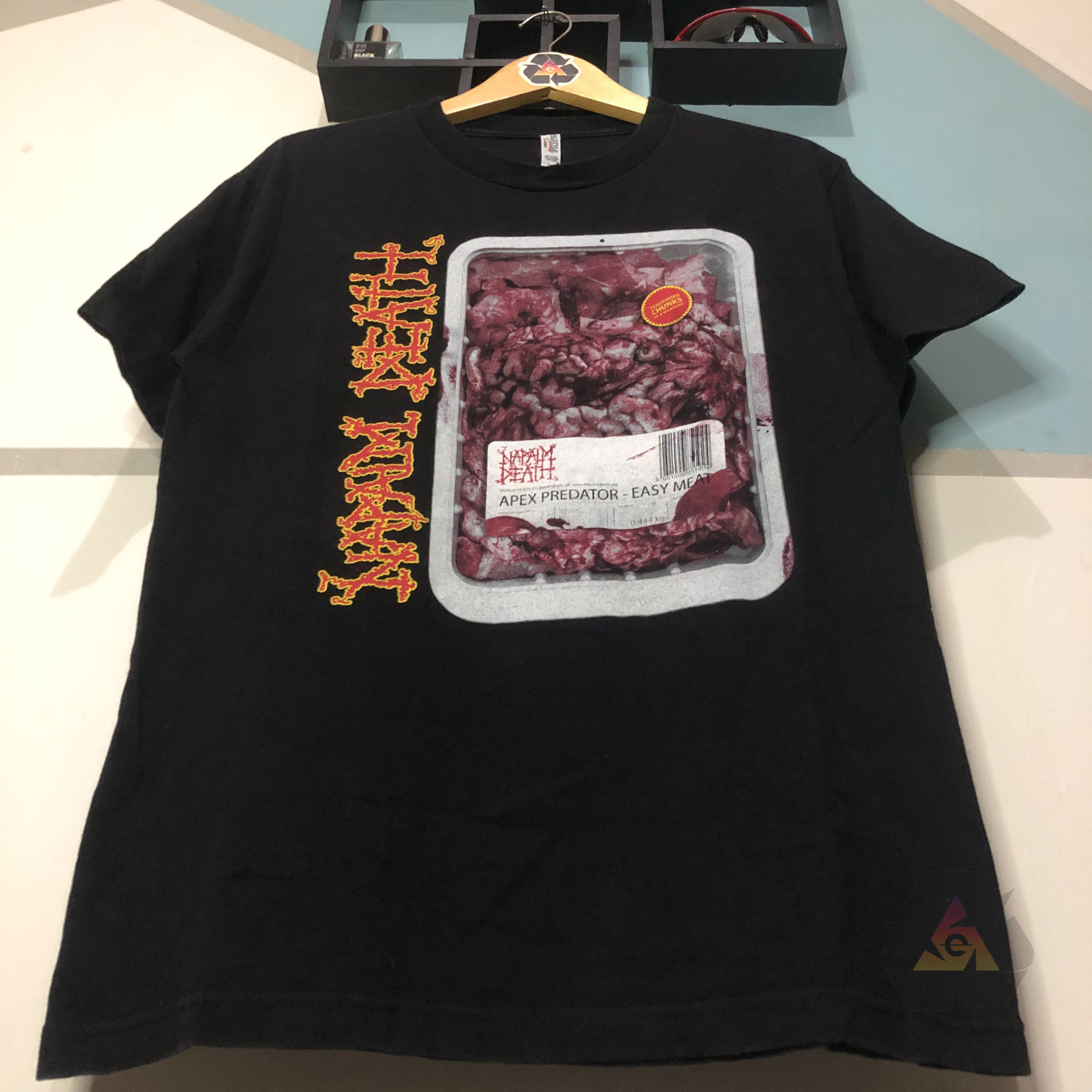 Band Tees Vintage Napalm Death Band Apex Predator Rare T-Shirt Size US M / EU 48-50 / 2 - 4 Thumbnail