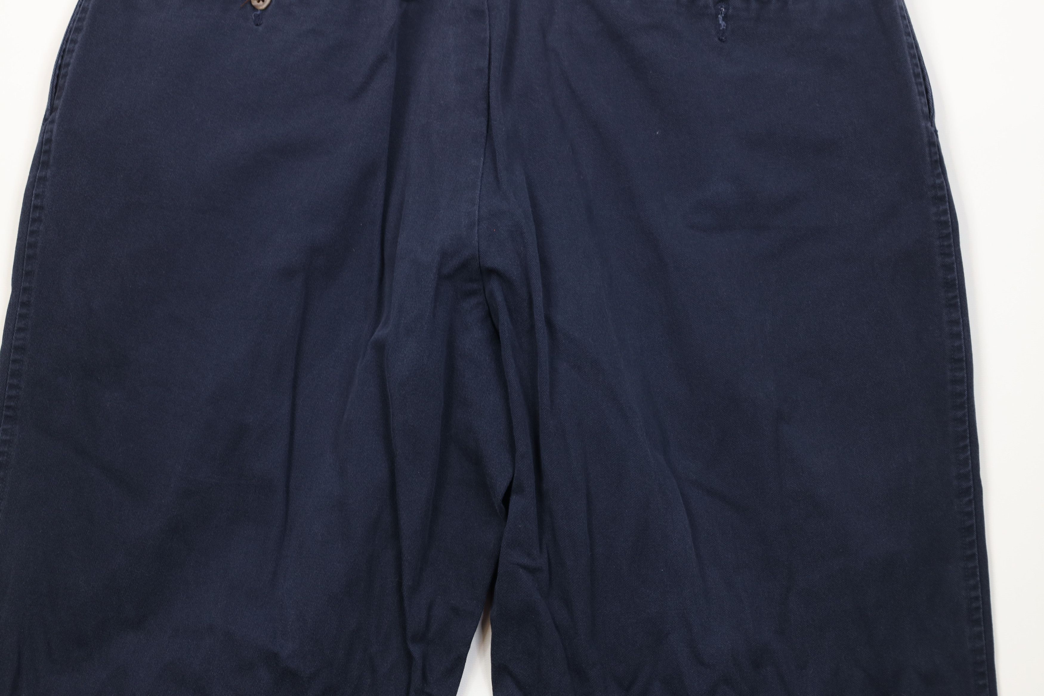 Ralph Lauren Vintage 80s 90s Ralph Lauren Chino Pants Navy Blue Cotton Size US 36 / EU 52 - 14 Thumbnail