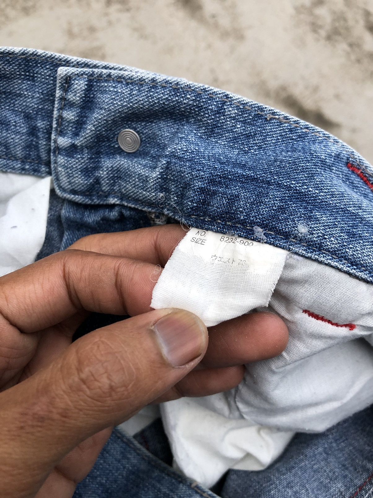 Hypebeast BAGGY⚡️⚡️LONDON JEANS SINGLE BACK POCKET DENIM Size US 29 - 2 Thumbnail