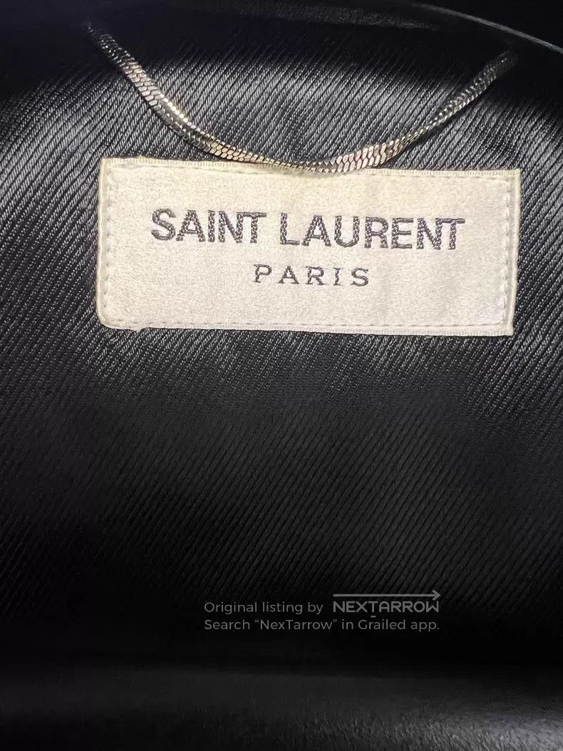 Saint Laurent Paris Saint Laurent Paris Motorcycle Leather Jacket Size 50 i Size US M / EU 48-50 / 2 - 3 Thumbnail