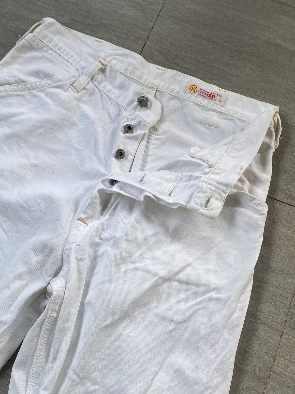 45rpm 🔥OFFER NOW🔥Vintage 45 RPM Studio Denim Line Carpenter Pants Size US 29 - 9 Thumbnail