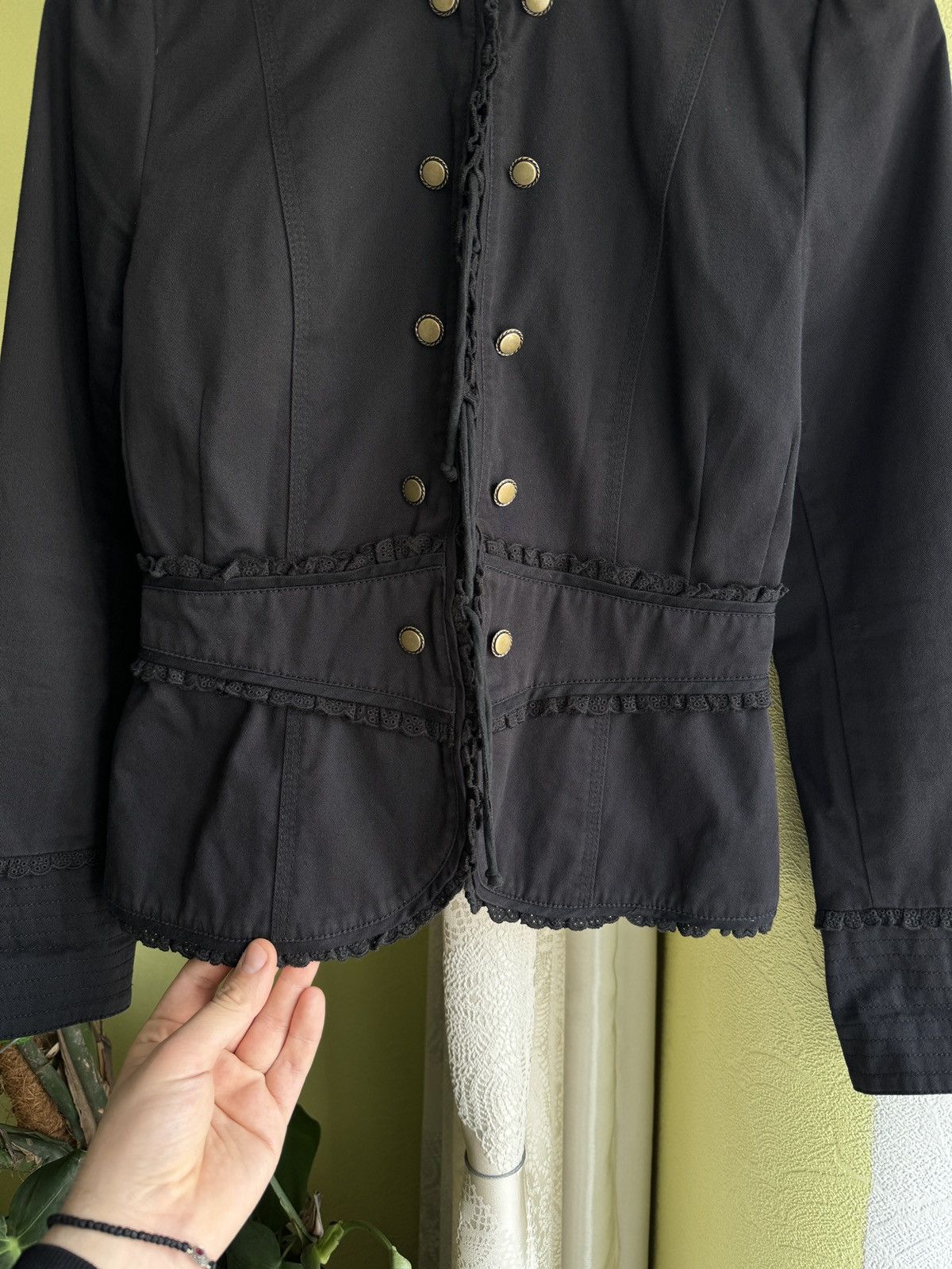 Hysteric Glamour 00s Military Napoleon Bohemian Jacket PPFM Style Avantgarde Size S / US 4 / IT 40 - 9 Thumbnail