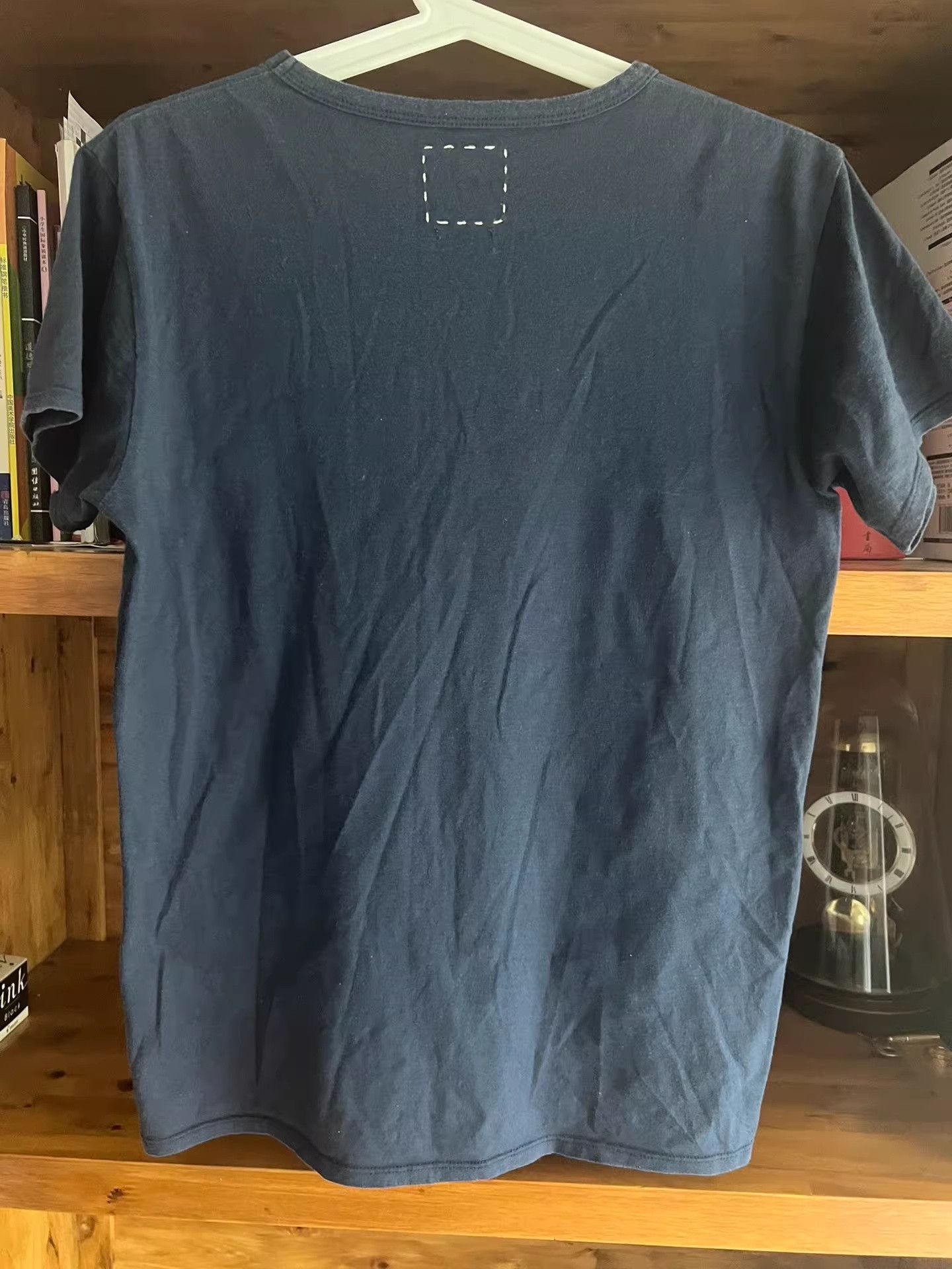 Visvim visvim Indigo V-Neck Short Sleeve T-Shirt Size US S / EU 44-46 / 1 - 8 Thumbnail
