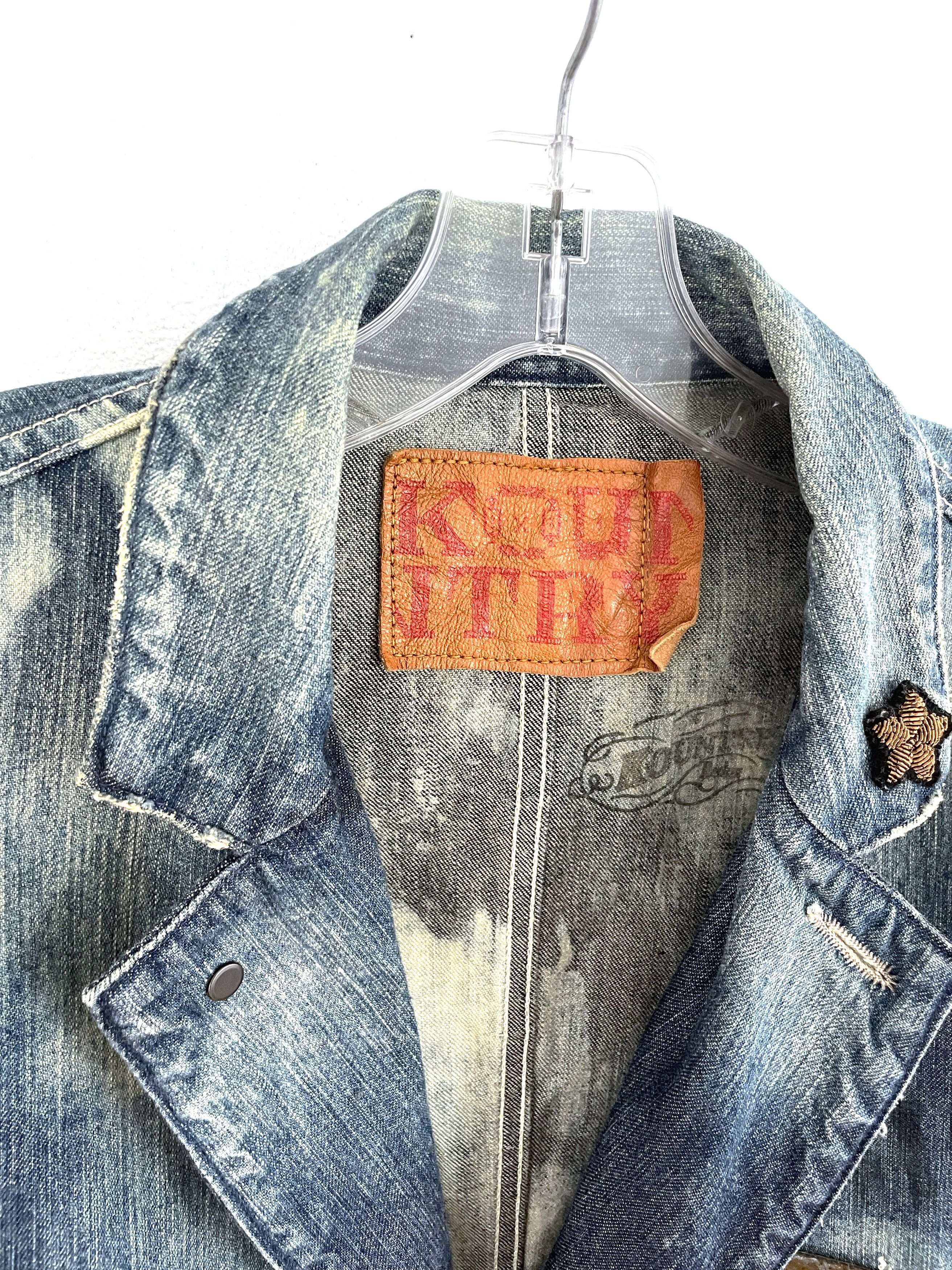 Kapital Distressed Denim Jacket Size US XL / EU 56 / 4 - 3 Thumbnail
