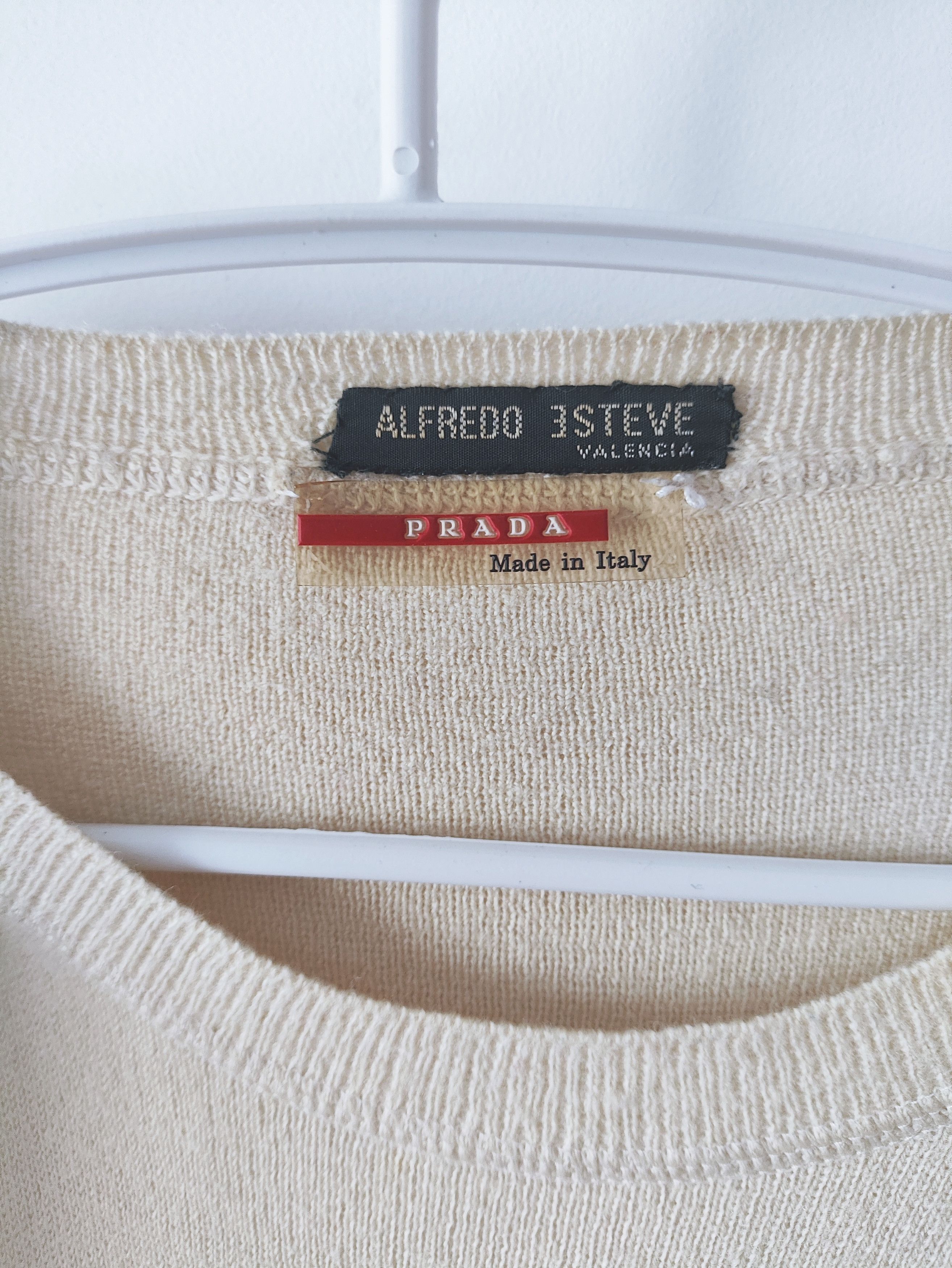 Prada prada sport 00s bullet hole wool sweater Size US L / EU 52-54 / 3 - 4 Thumbnail