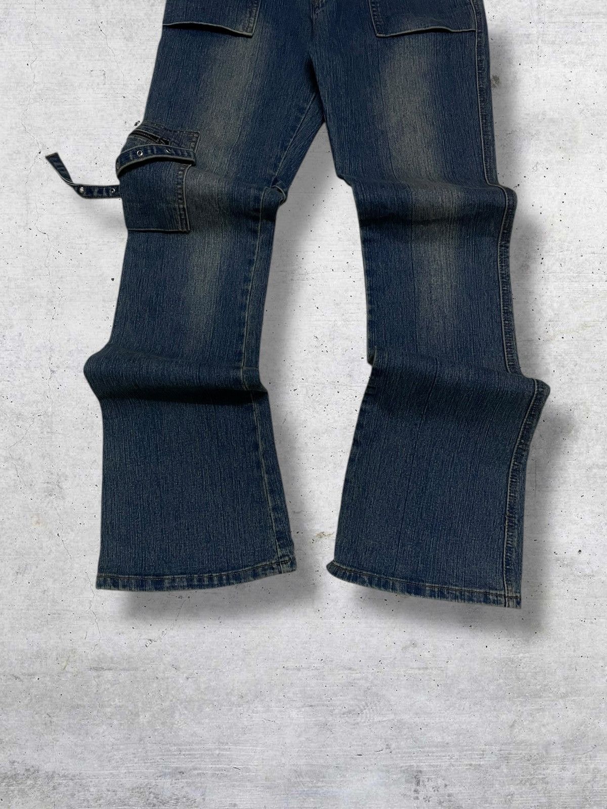 Japanese Brand VINTAGE HAPHAZARD JAPAN DESIGNER 90S BONDAGE PUNK FLARED OG Size US 26 / EU 42 - 3 Thumbnail