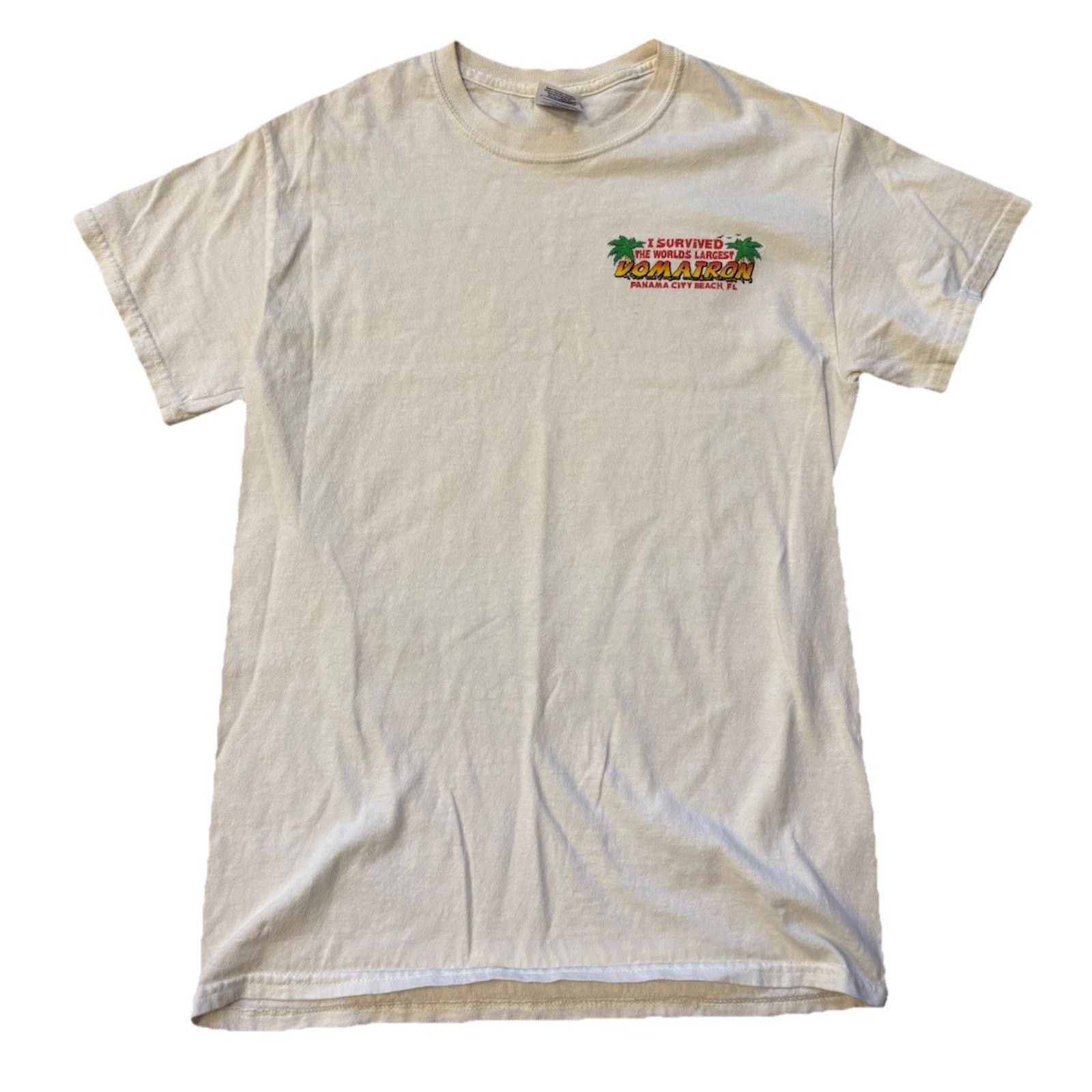 Gildan Vintage 1987 Roller Coaster Slingshot Vomatron Promo T-Shirt Size US S / EU 44-46 / 1 - 2 Thumbnail