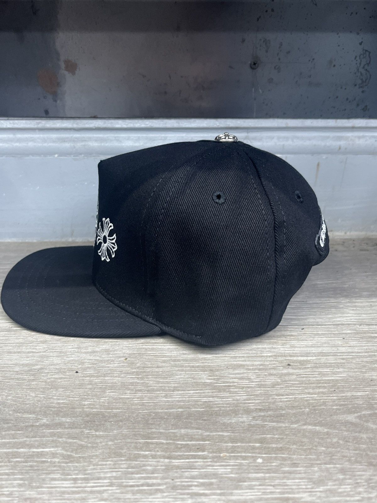 Chrome Hearts Chrome Hearts Horseshoe Denim Baseball Hat Size ONE SIZE - 2 Thumbnail