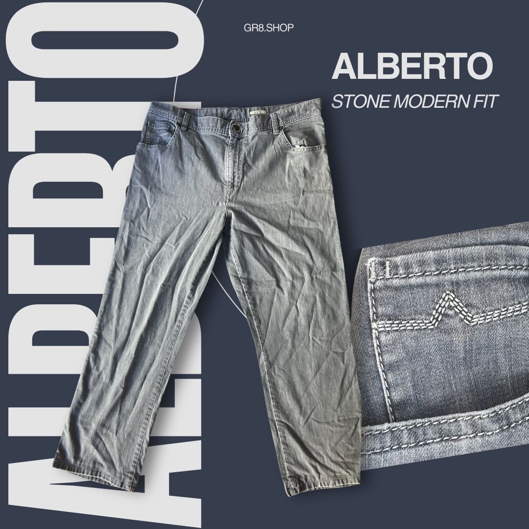 Alberto ALBERTO Stone Modern Fit Jeans Men’s W40 L34 Size US 40 / EU 56 - 1 Thumbnail