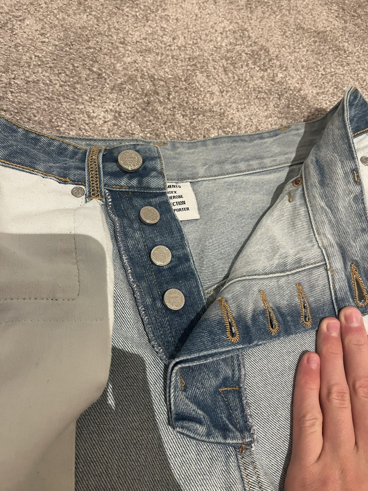 Vetements Vetements inside out denim Size US 26 / EU 42 - 4 Thumbnail