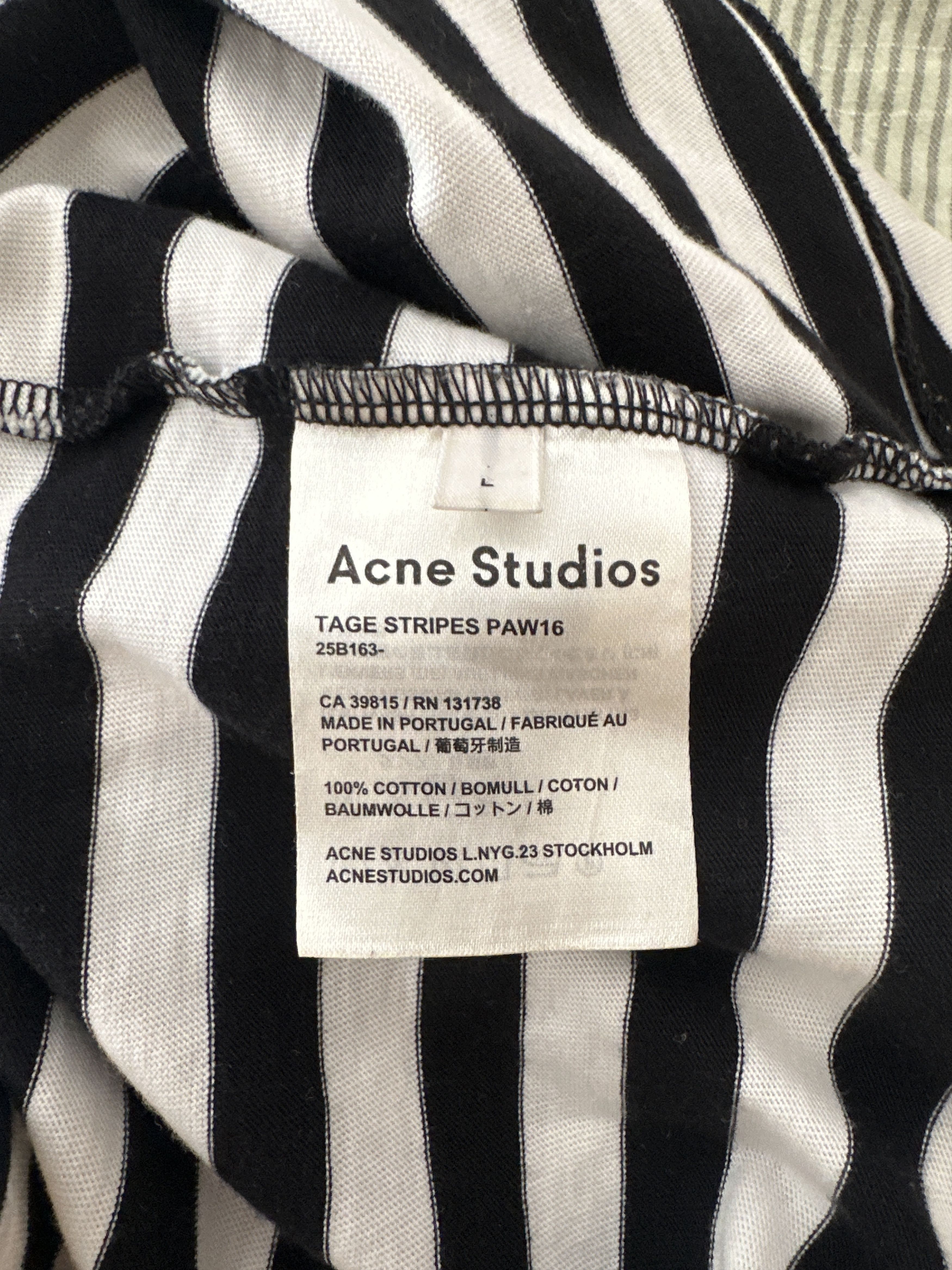 Acne Studios Acne Studios Striped long Sleeve Size US L / EU 52-54 / 3 - 5 Thumbnail
