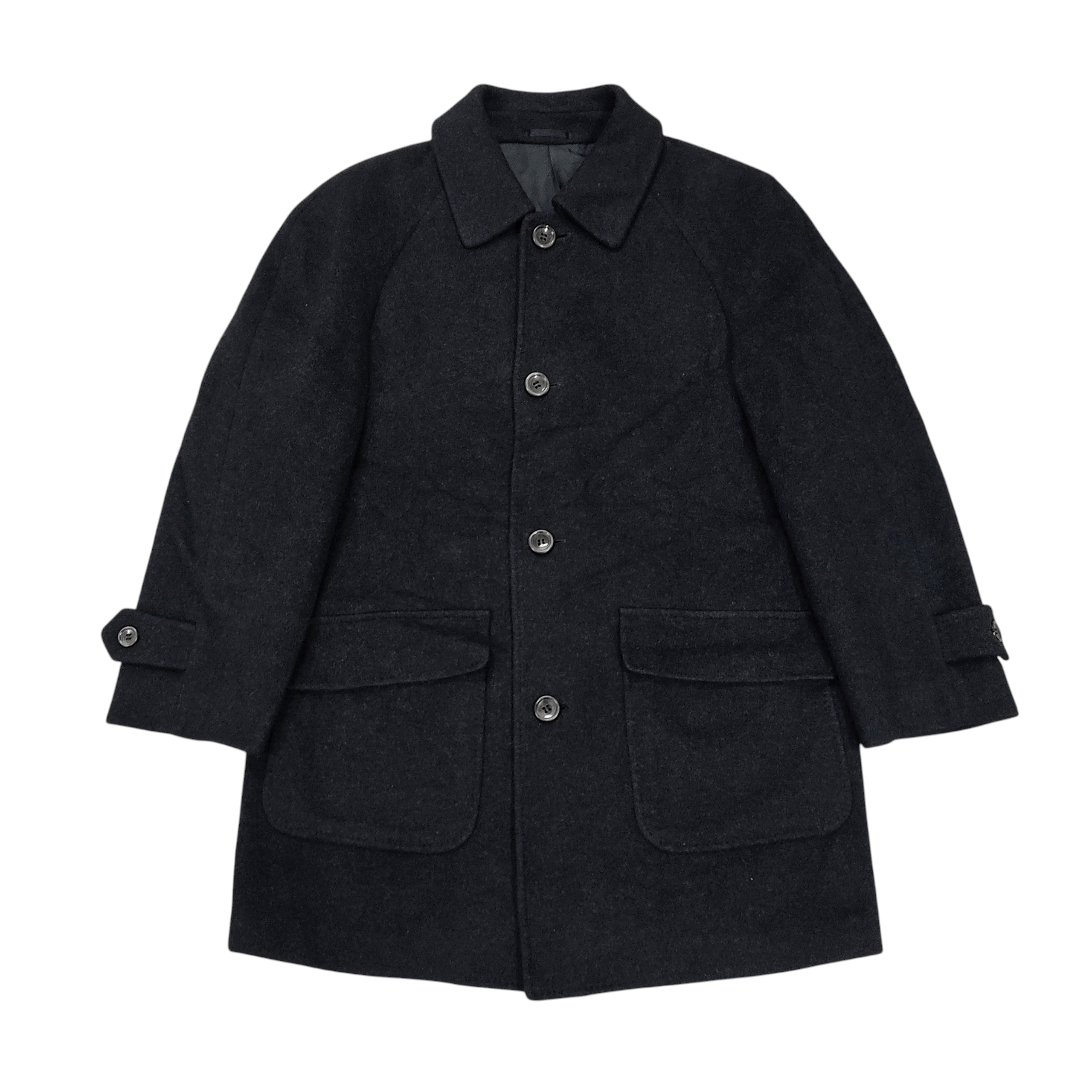 Lanvin Lanvin Classique Black Cashmere Overcoat Fall Winter Jacket Size US M / EU 48-50 / 2 - 2 Thumbnail