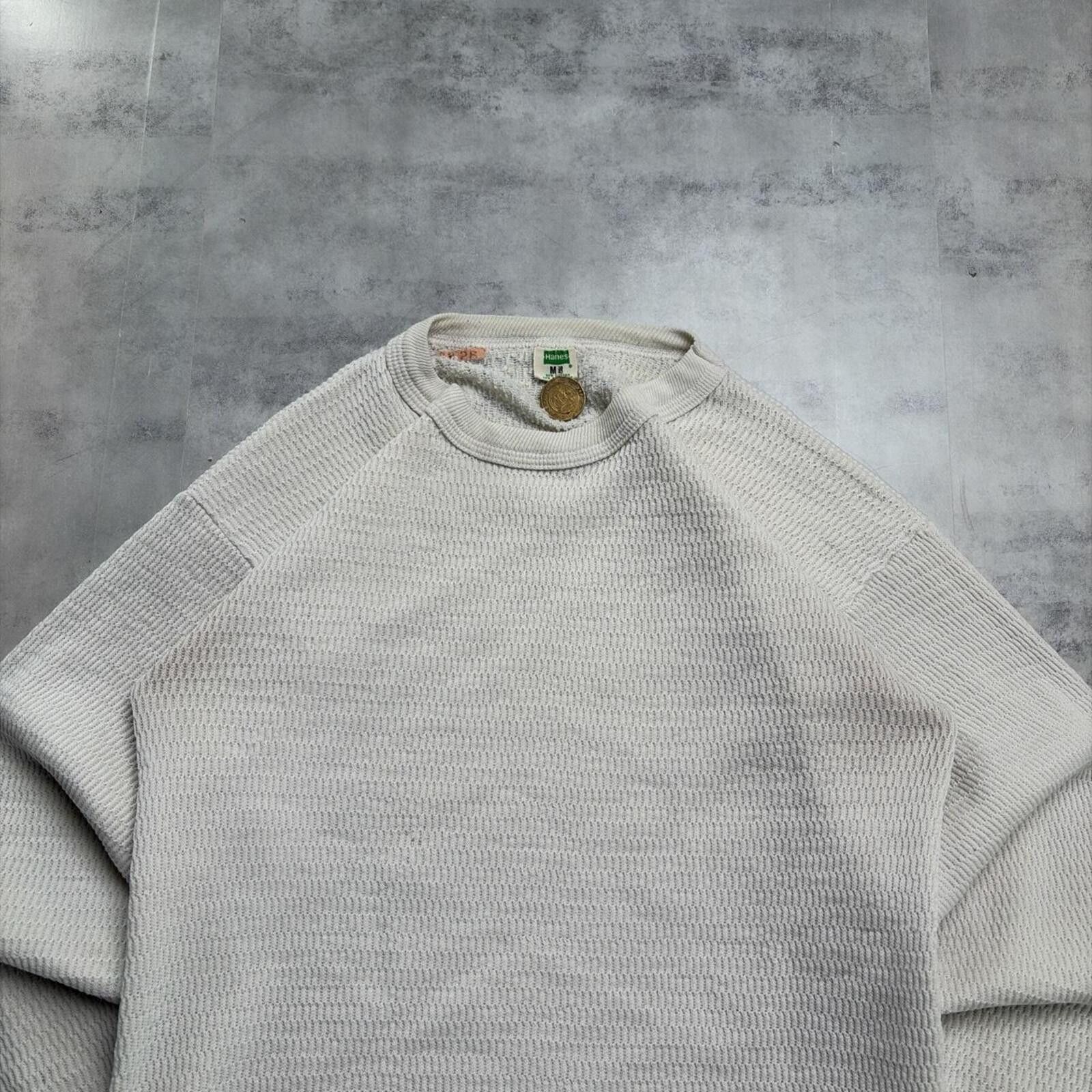 Hanes Vintage 70’s Hanes Long Sleeve Waffle Knit Thermal Shirt Size US M / EU 48-50 / 2 - 3 Thumbnail