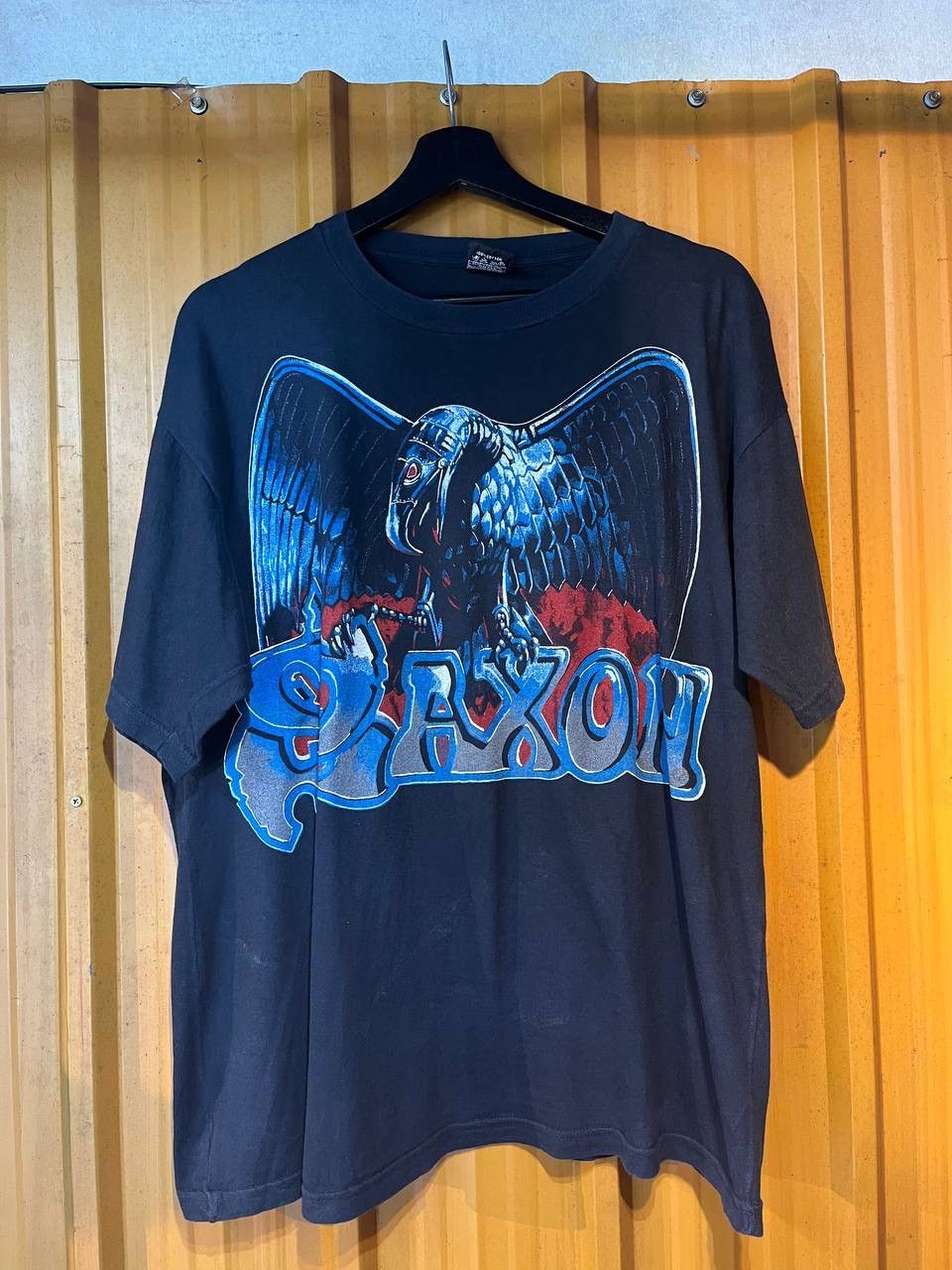 Band Tees VERY RARE SAXON TOUR 1986-87 Size US XL / EU 56 / 4 - 1 Thumbnail