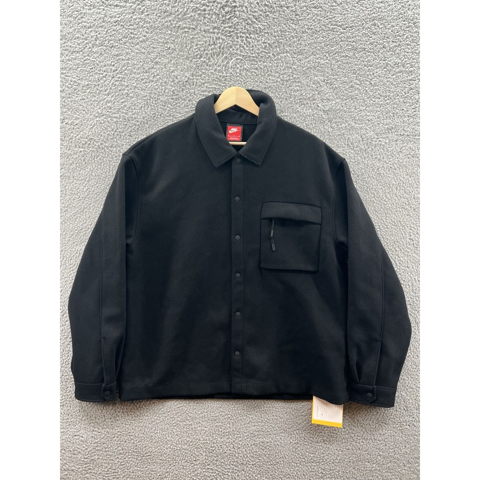 Nike Nike Tech Fleece Reimagined Shacket Black Men’s Size Medium Size US M / EU 48-50 / 2 - 1 Thumbnail