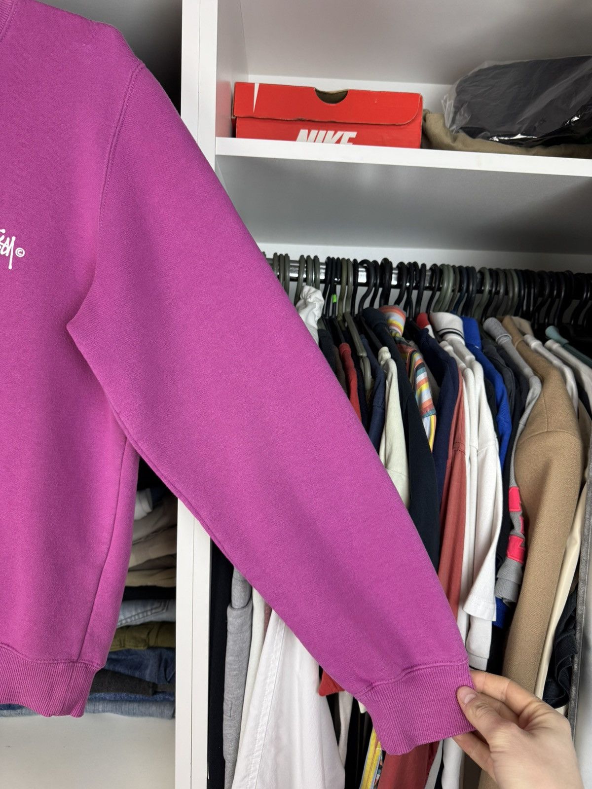 Stussy Stussy Basic Logo Crewneck Sweatshirt Graphic Pullover Size US S / EU 44-46 / 1 - 23 Thumbnail