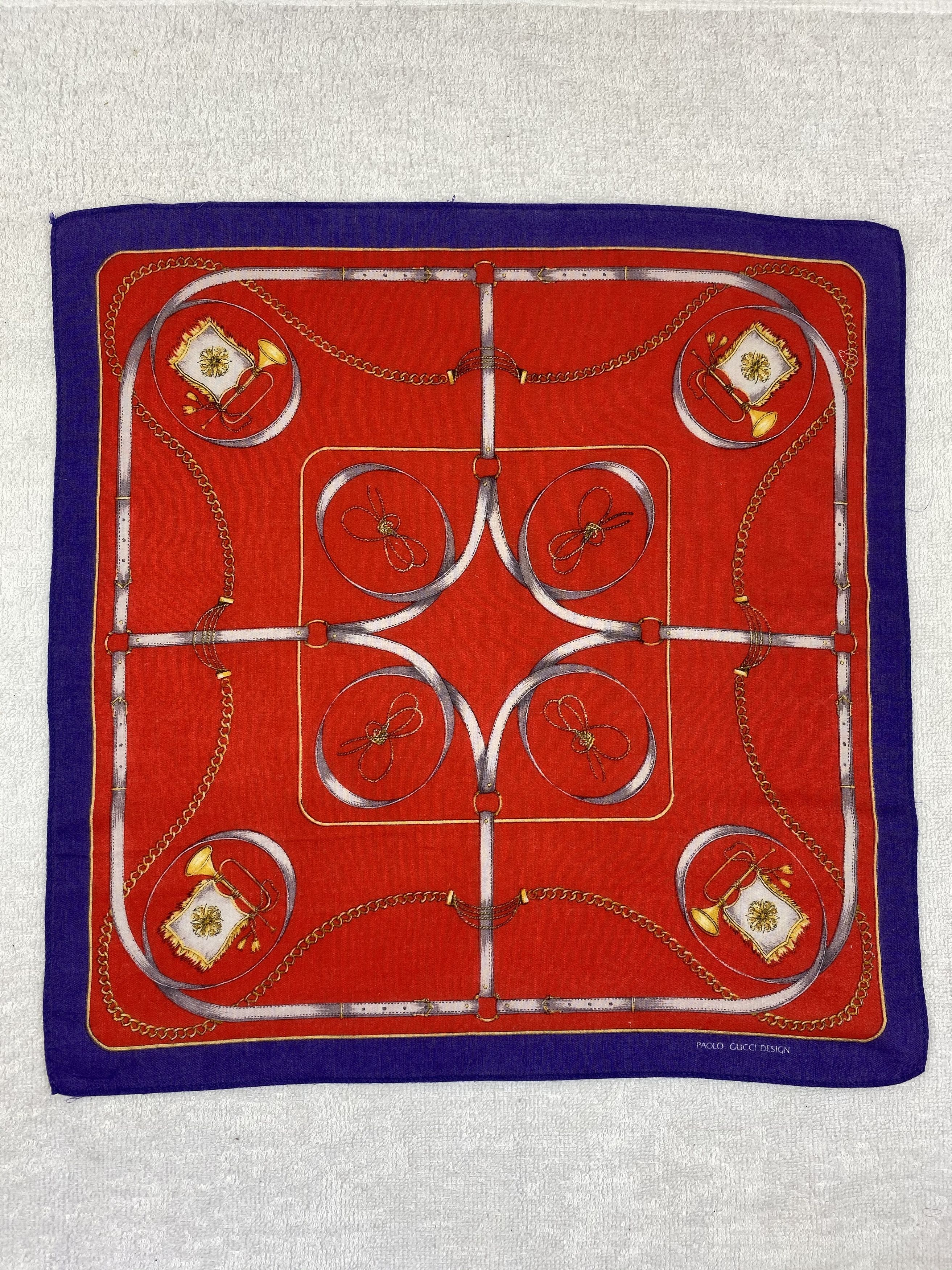 Paolo Gucci Paolo Gucci Handkerchief / Bandana / Neckerchief Size ONE SIZE - 3 Thumbnail