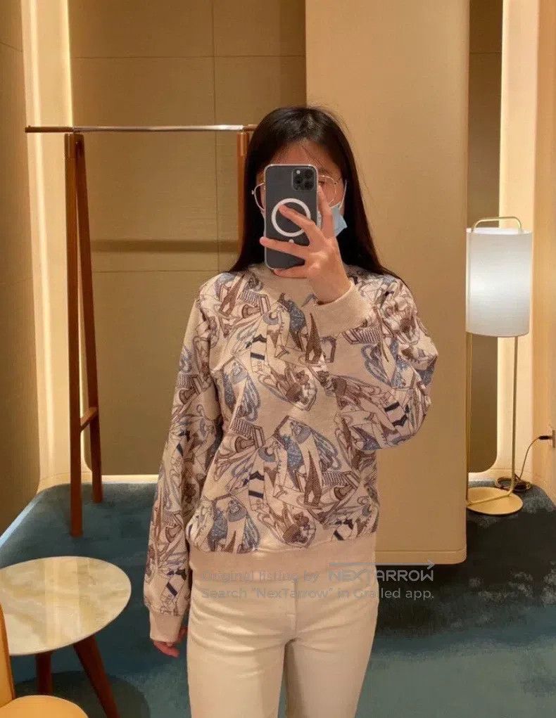 Hermes Hermes Women's sweatshirt, loose fit Size S / US 4 / IT 40 - 2 Thumbnail