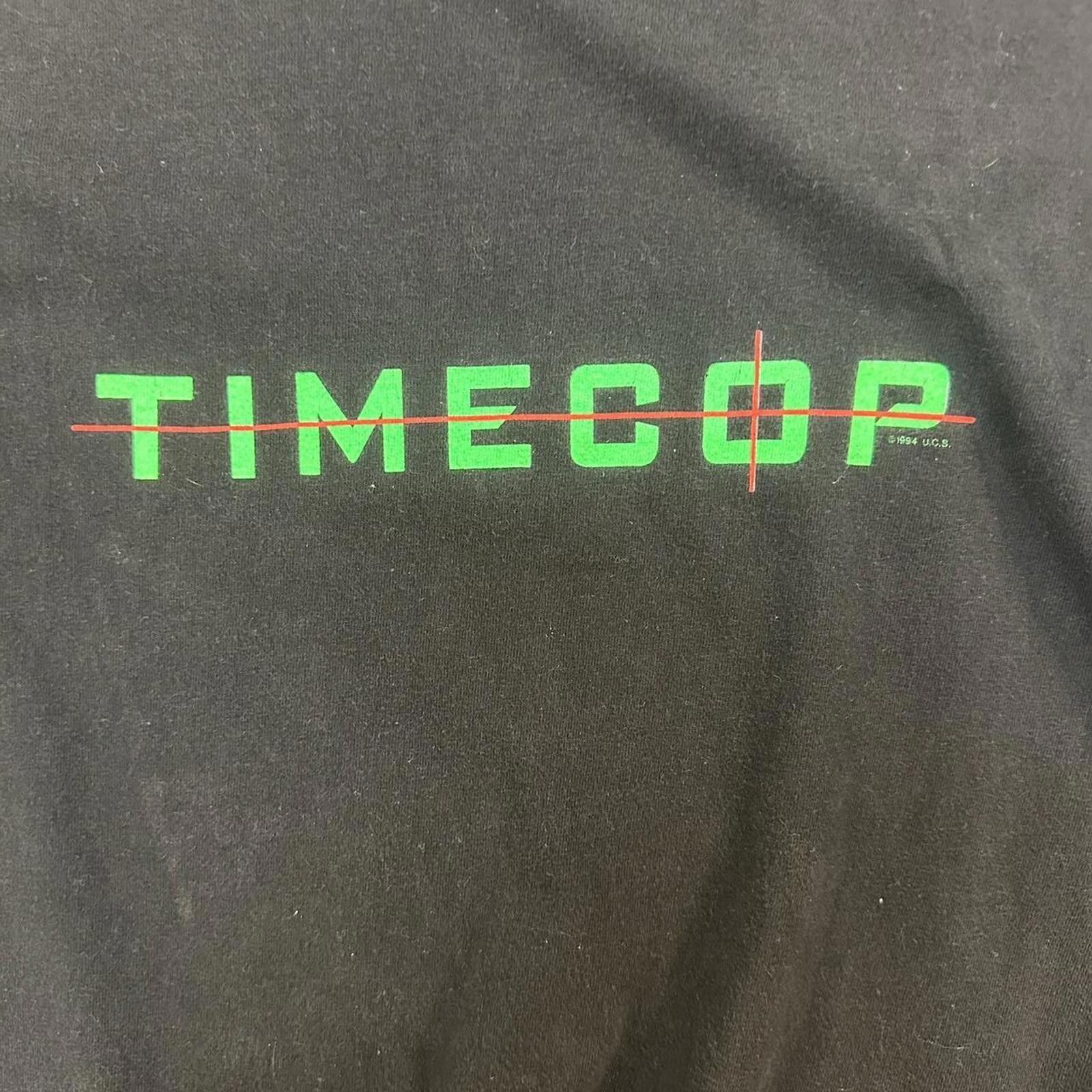 Vintage 1994 Time Cop Movie Tee Size US XL / EU 56 / 4 - 2 Thumbnail