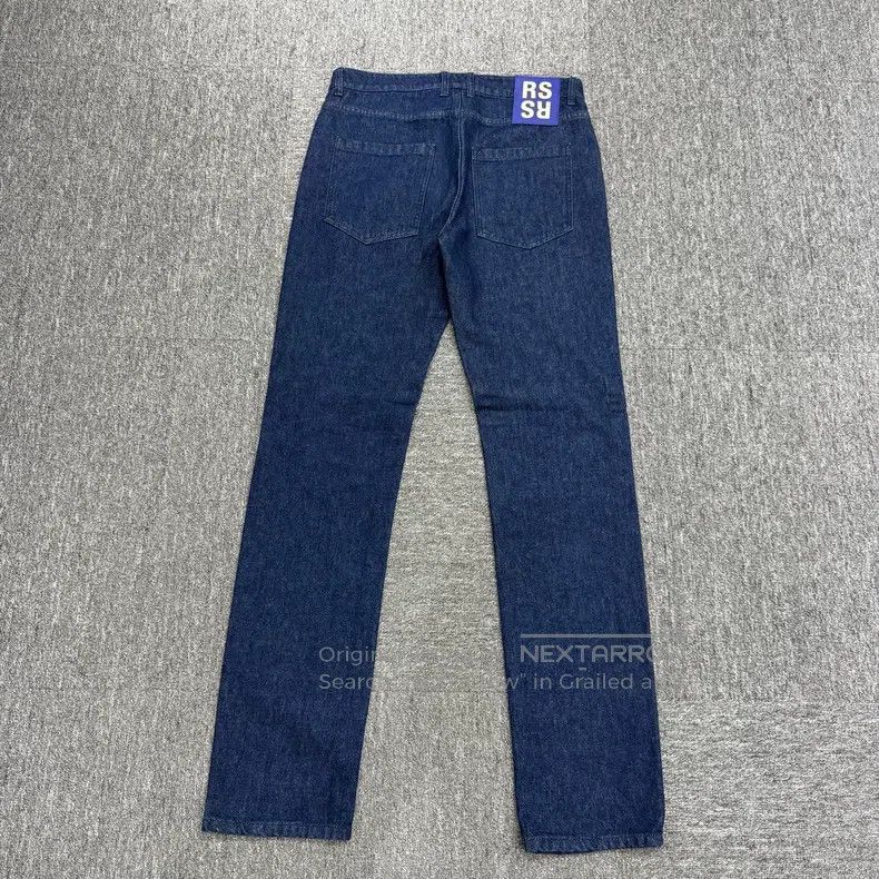 Raf Simons Raf Simons Leather-branded jeans Size US 31 - 2 Thumbnail