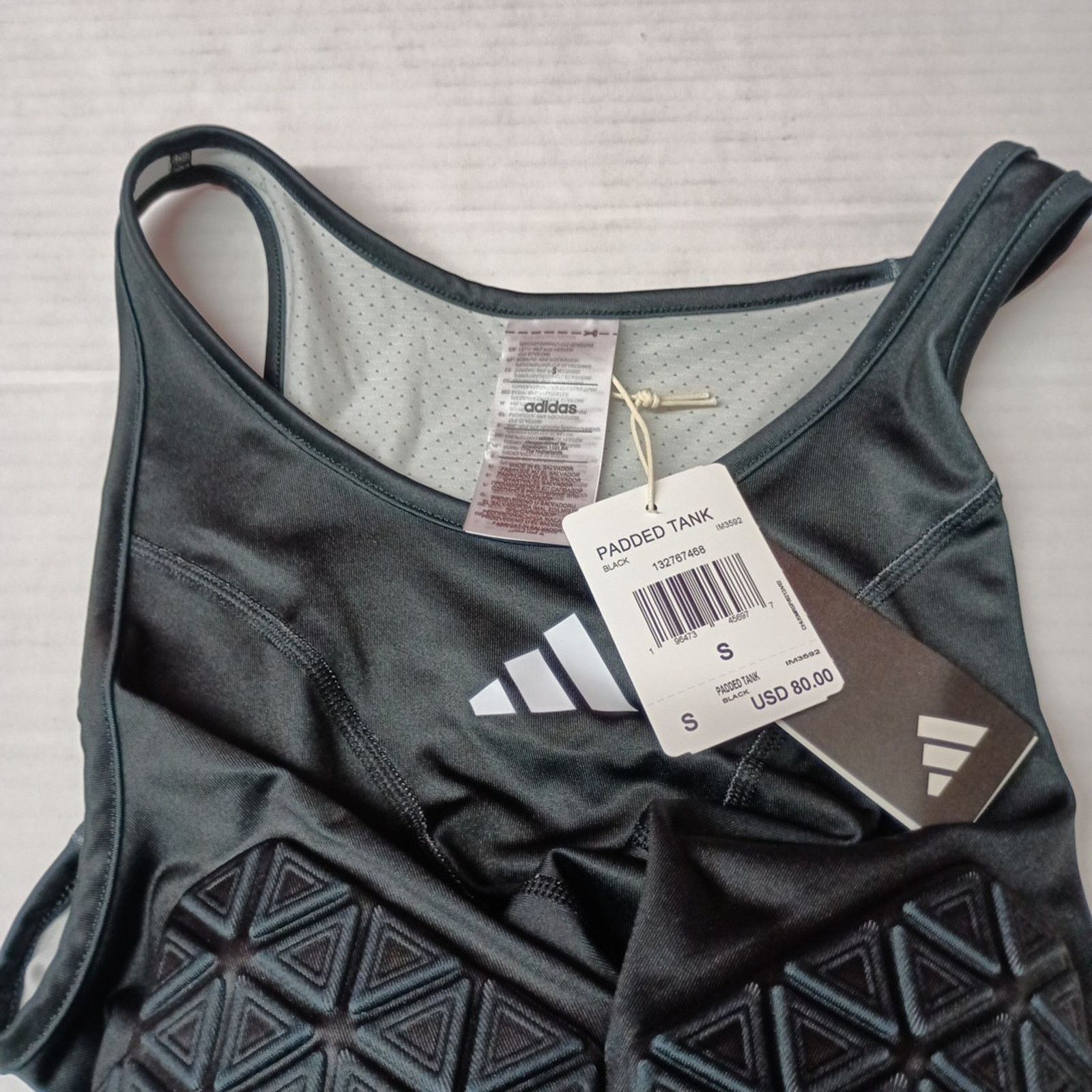 Adidas Adidas Basketball Padded Aeroready Tank Shirt Size Men's S Size US S / EU 44-46 / 1 - 2 Thumbnail