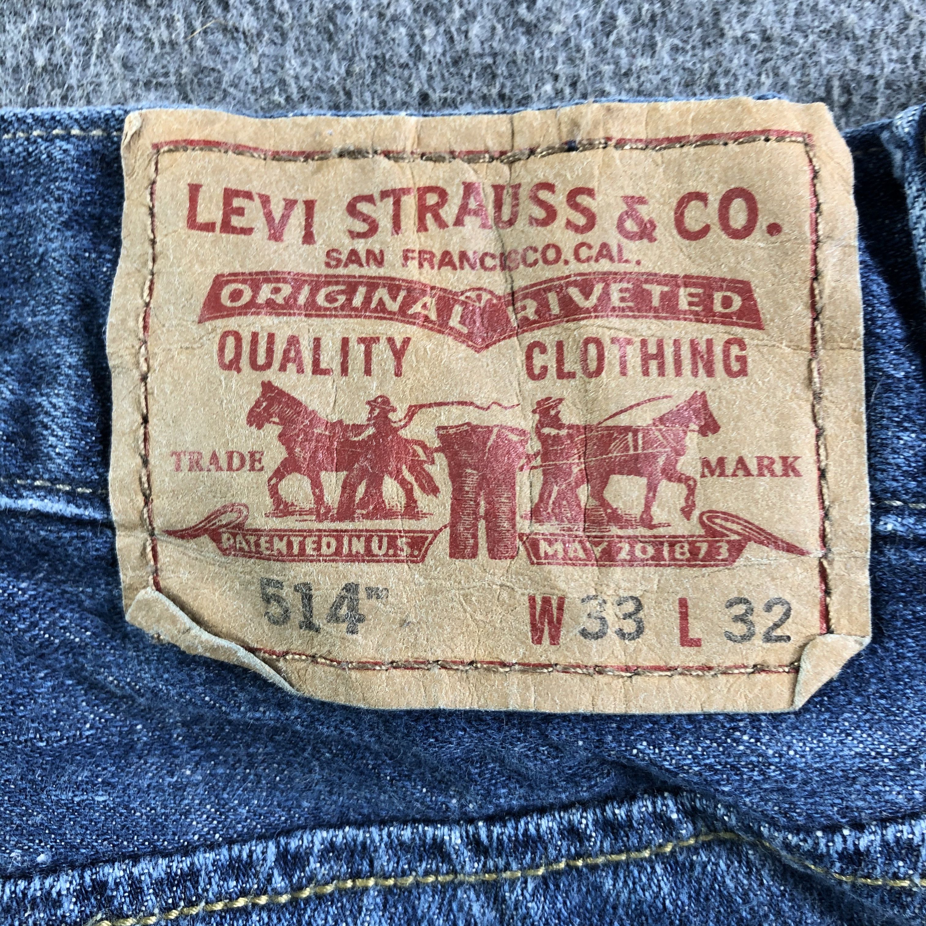 Levi's Vintage Blue Wash Levis 514 Jeans-J4181 Size US 33 - 5 Thumbnail