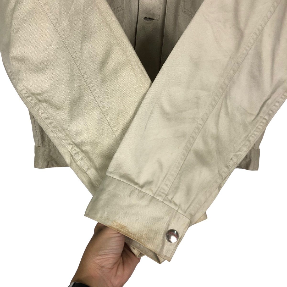 Japanese Brand 90’s Vintage Wrangler Union Made Trucker Jacket Biker Racer Size US M / EU 48-50 / 2 - 11 Thumbnail