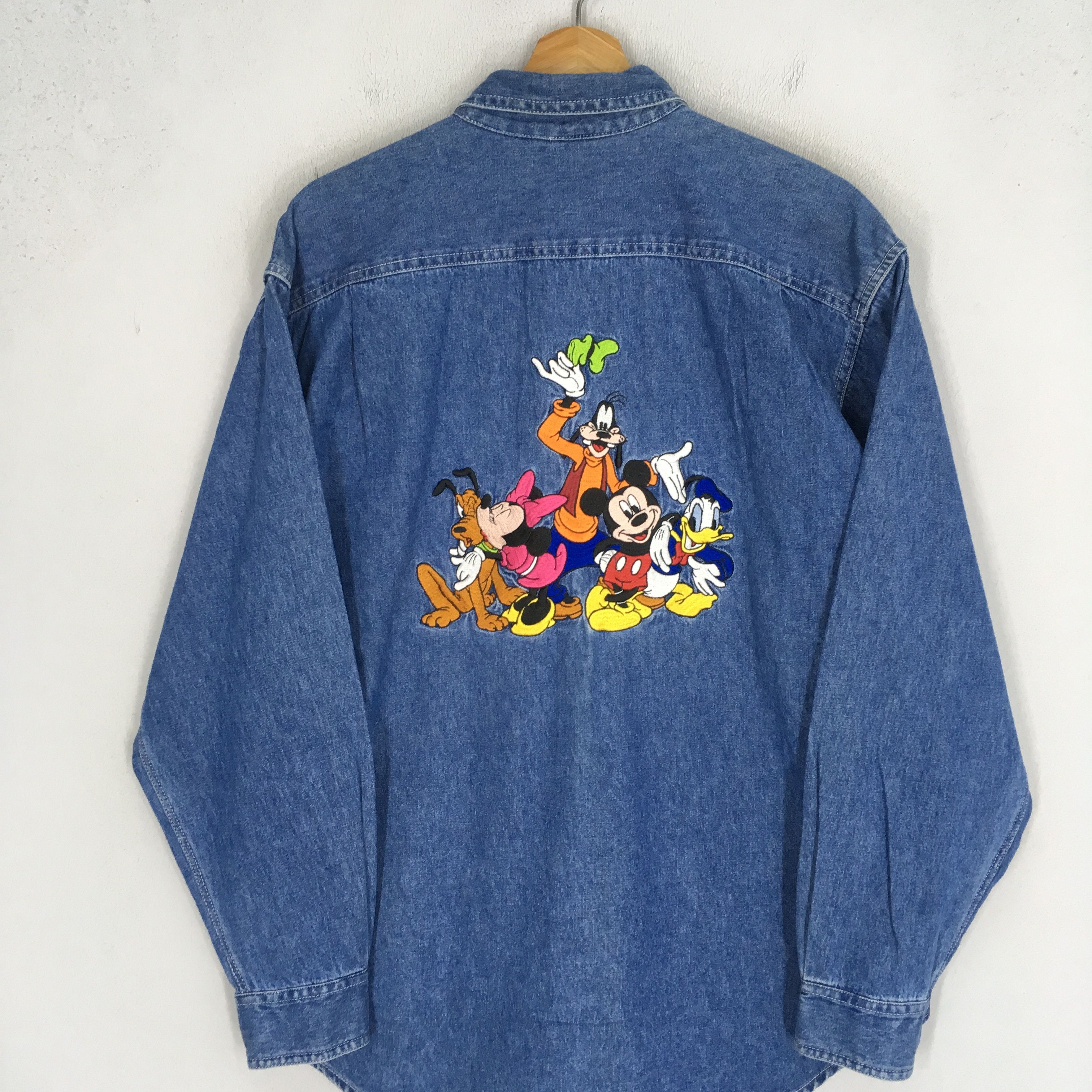 Disney Vintage 90's Disneyland Western Jeans Cartoon Movie Denim Size US M / EU 48-50 / 2 - 10 Thumbnail