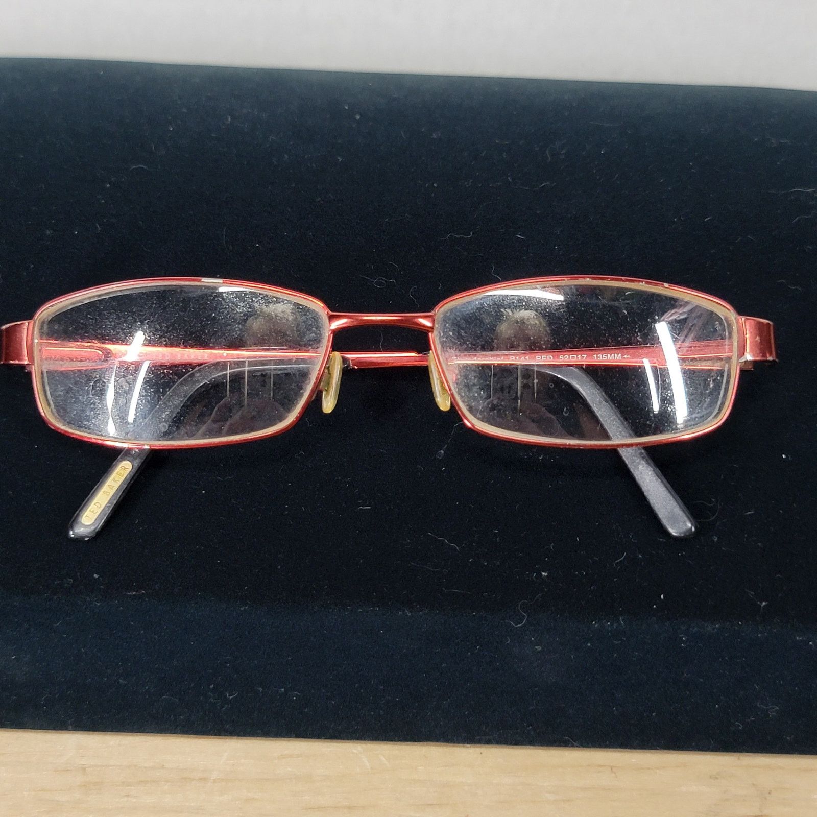 Ted Baker Ted Baker Thunderchief Red Wire Frame Reading Glasses Size ONE SIZE - 7 Thumbnail