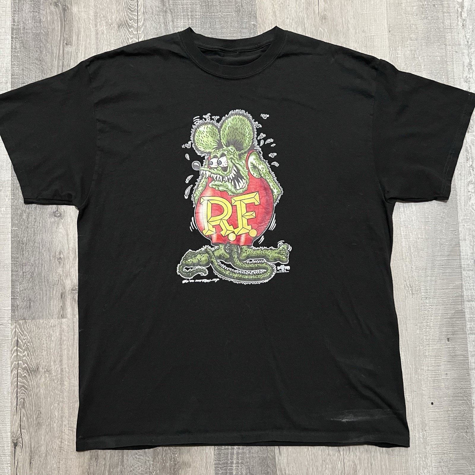 Vintage Ed Big Daddy Roth Rat Fink Black Hot Rod T Shirt Racing Size US XL / EU 56 / 4 - 1 Thumbnail