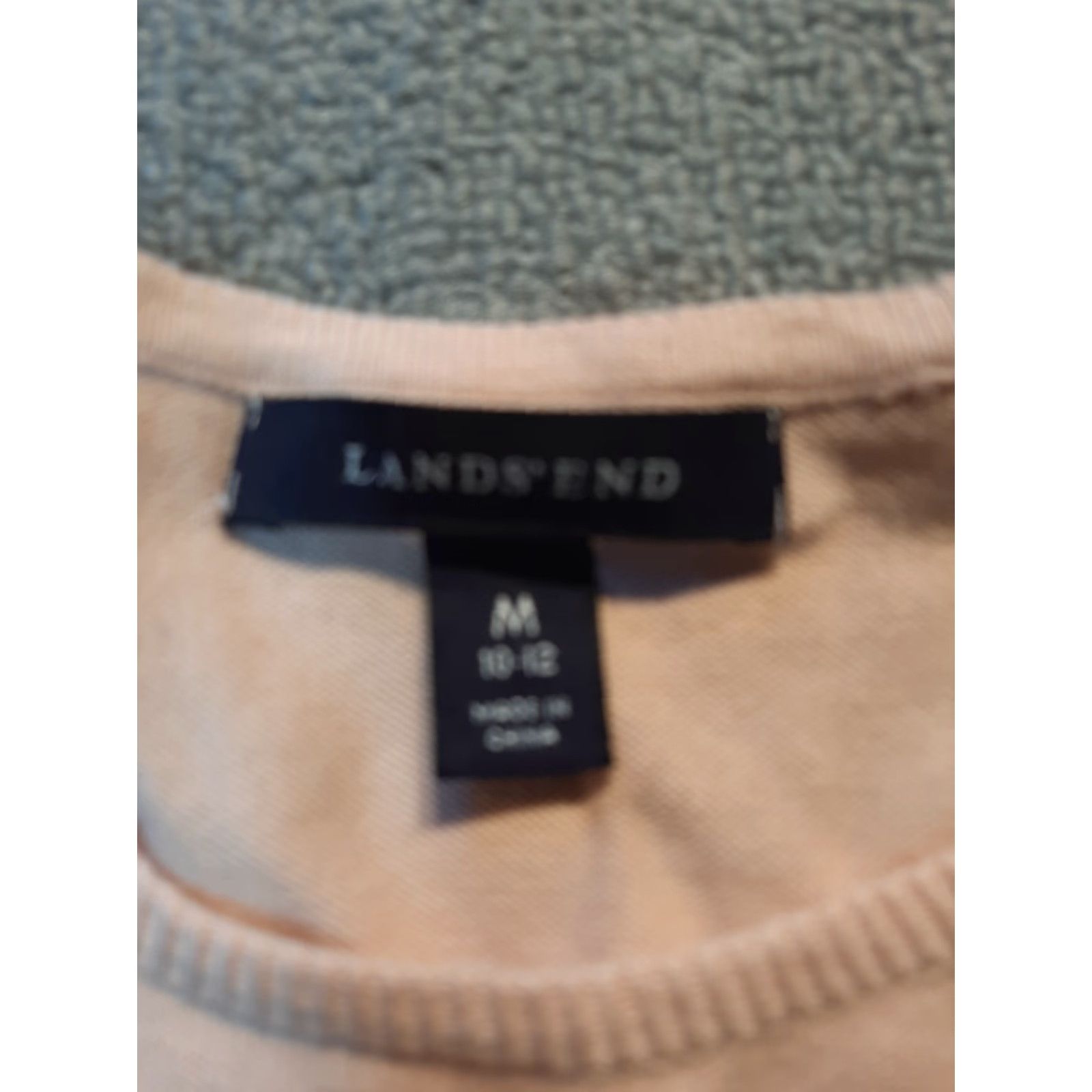 Lands' End Lands' End Women’s Sweater Shirt Medium M Pink Knit Pullover Outdoor Shirt Women M Pink Knit South-? Size M / US 6-8 / IT 42-44 - 2 Thumbnail