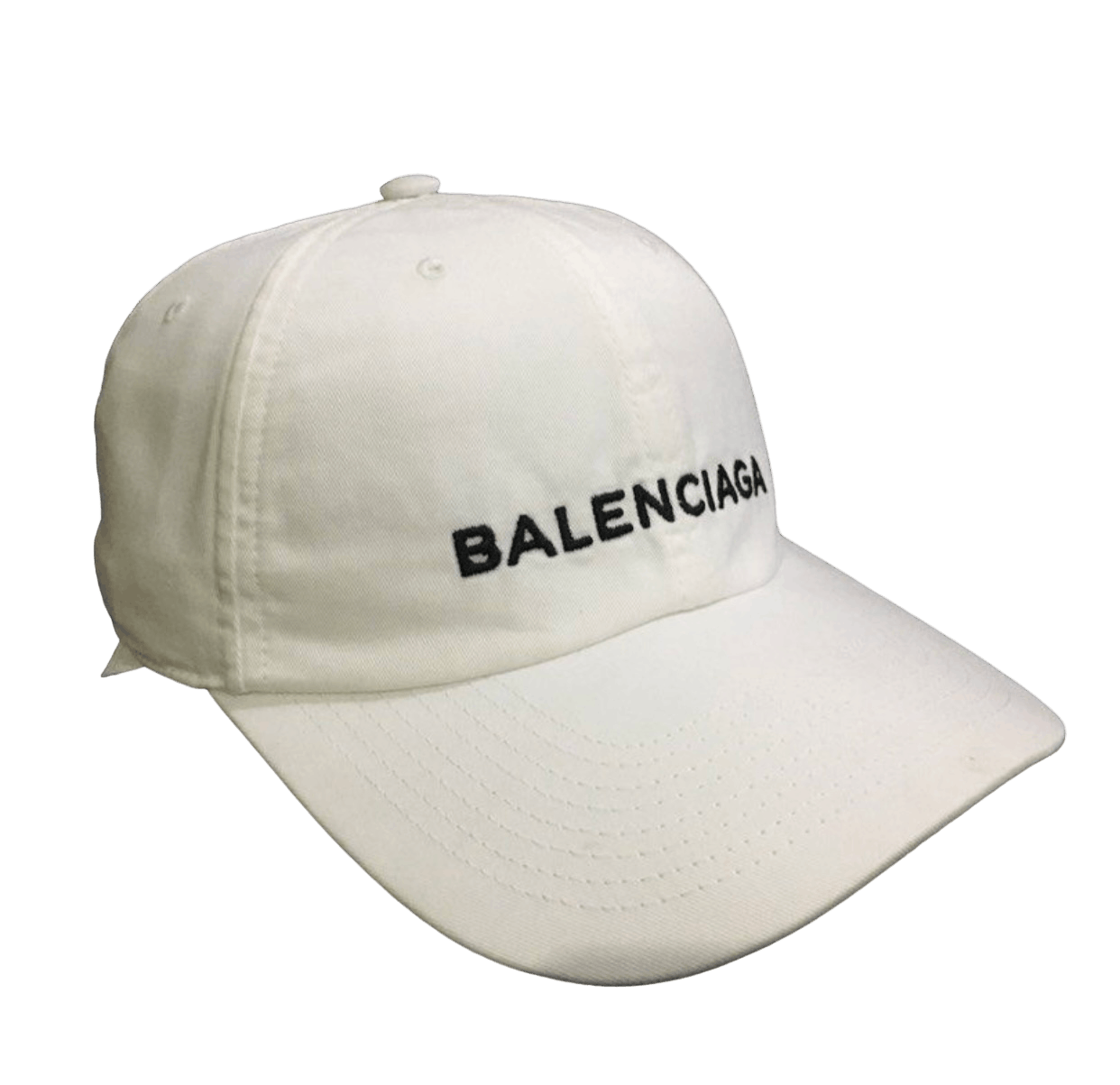 image of Balenciaga Dad Hat in White, Men's