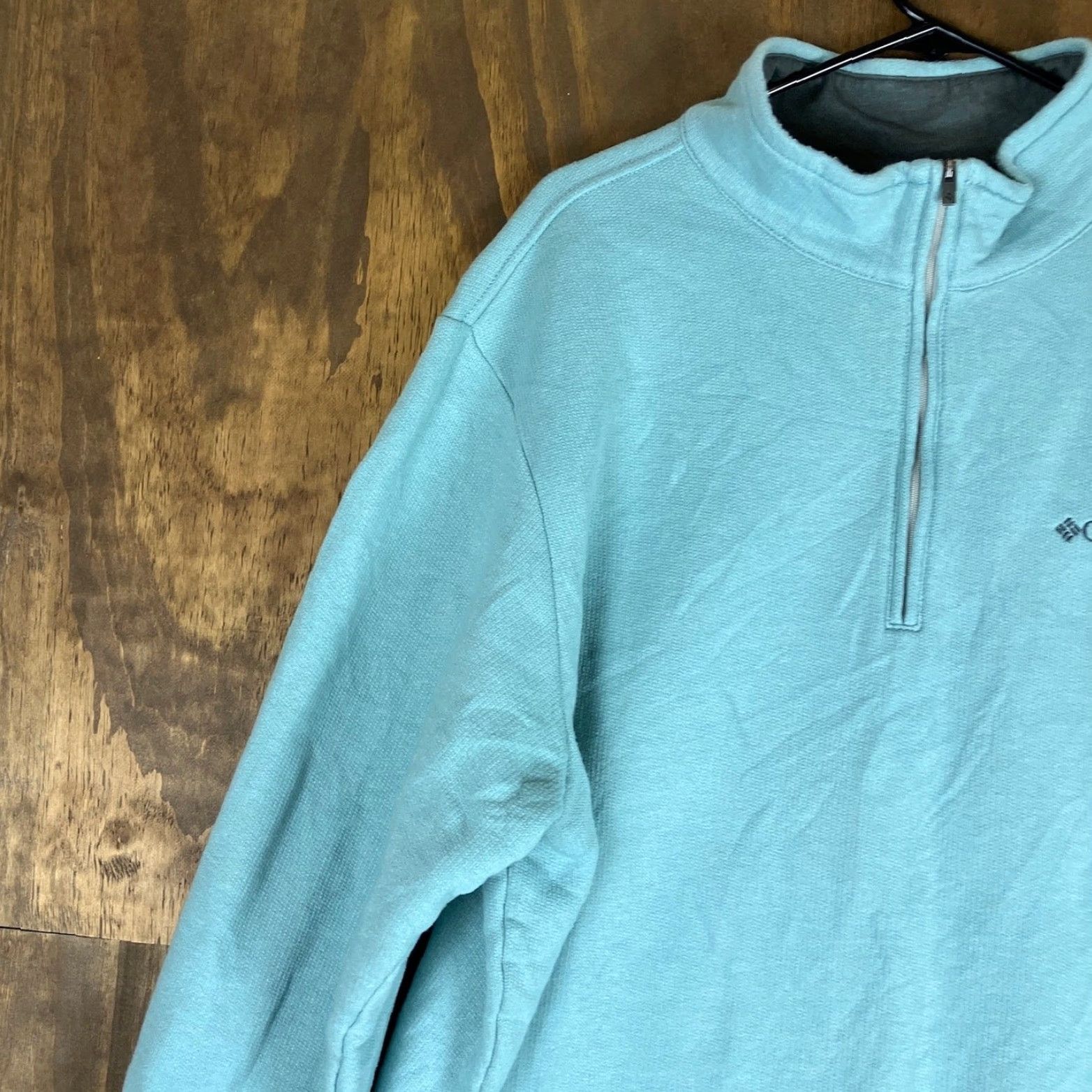 Vintage Columbia Mens Sweater Blue 1/4 Zip Long Sleeve Fleece Pullover 2XL XXL Pullover Casual/Workwear Men Long Sleeve Size US XXL / EU 58 / 5 - 4 Thumbnail