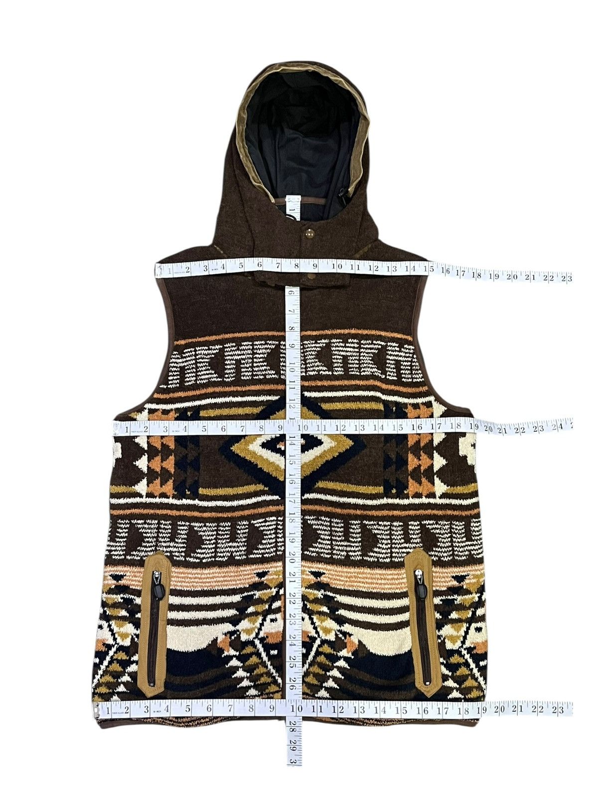 Tribal Streetwear 90’s KRIFF MAYER Reversible Tribal Aztec Outdoor Vest Unisex Size US S / EU 44-46 / 1 - 7 Thumbnail