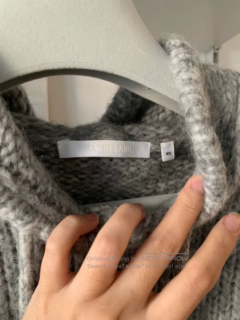 Helmut Lang HELMUT LANG Gray Hooded Sweater Size US XS / EU 42 / 0 - 2 Thumbnail