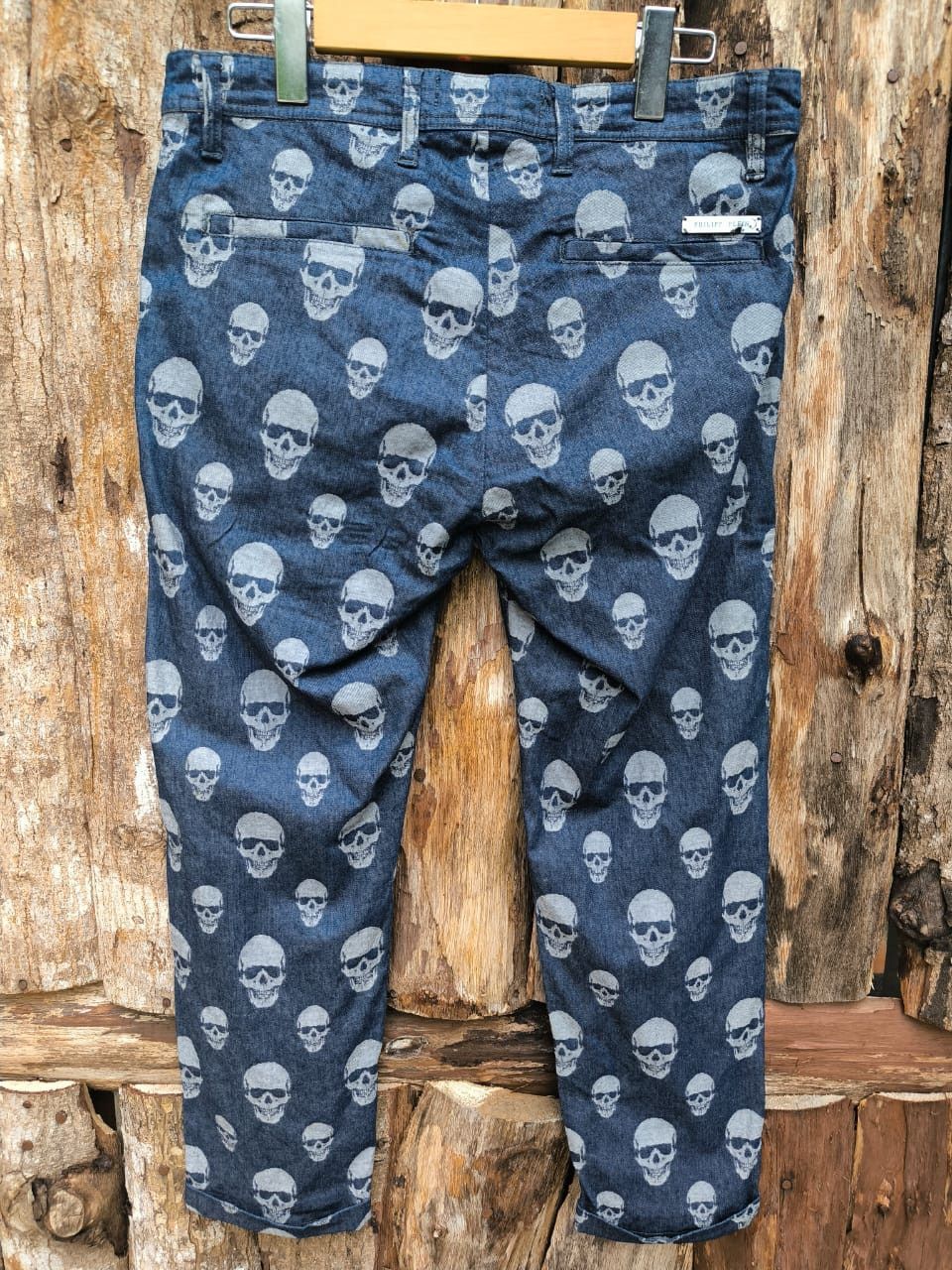 Philipp Plein Phillipp plein denim straight skulls retro Size 30" / US 8 / IT 44 - 2 Thumbnail