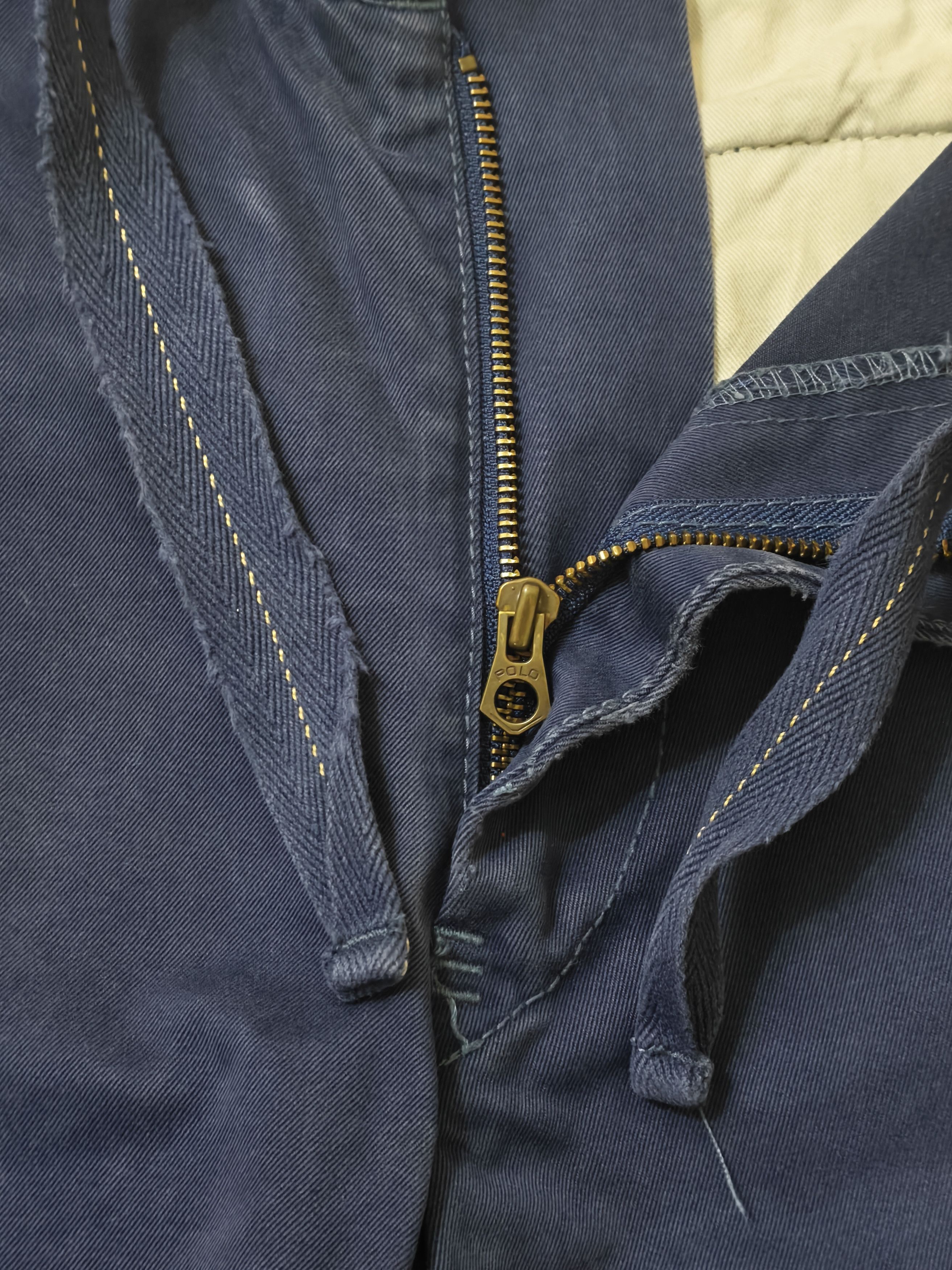 Polo Ralph Lauren Polo Ralph Lauren Navy Chino Distressed Style Short Size US 36 / EU 52 - 6 Thumbnail